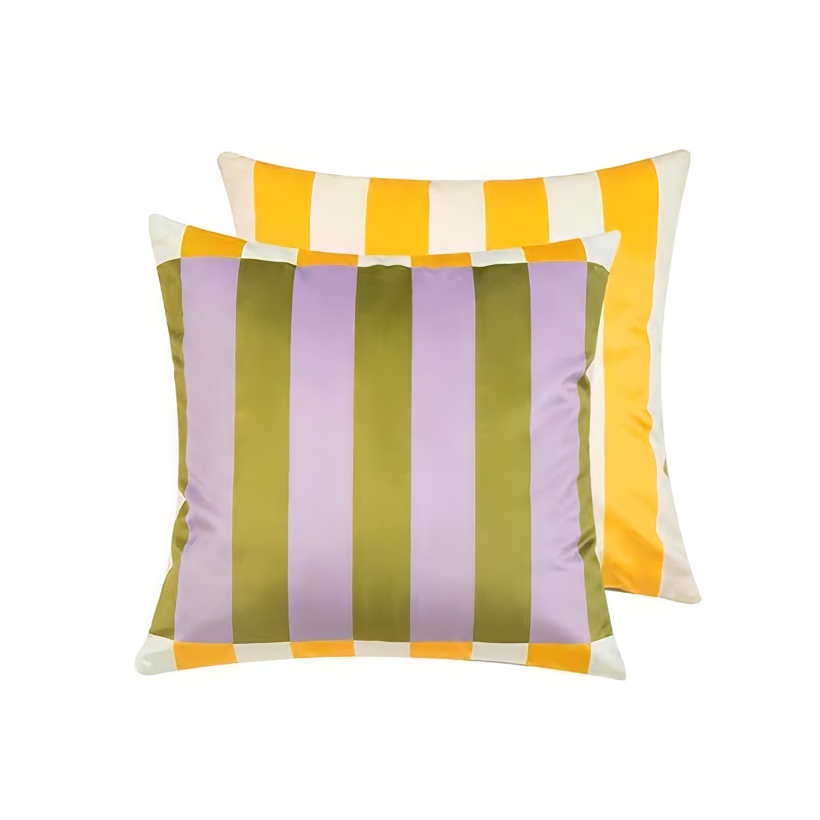 Multi-stripe colorful cushion