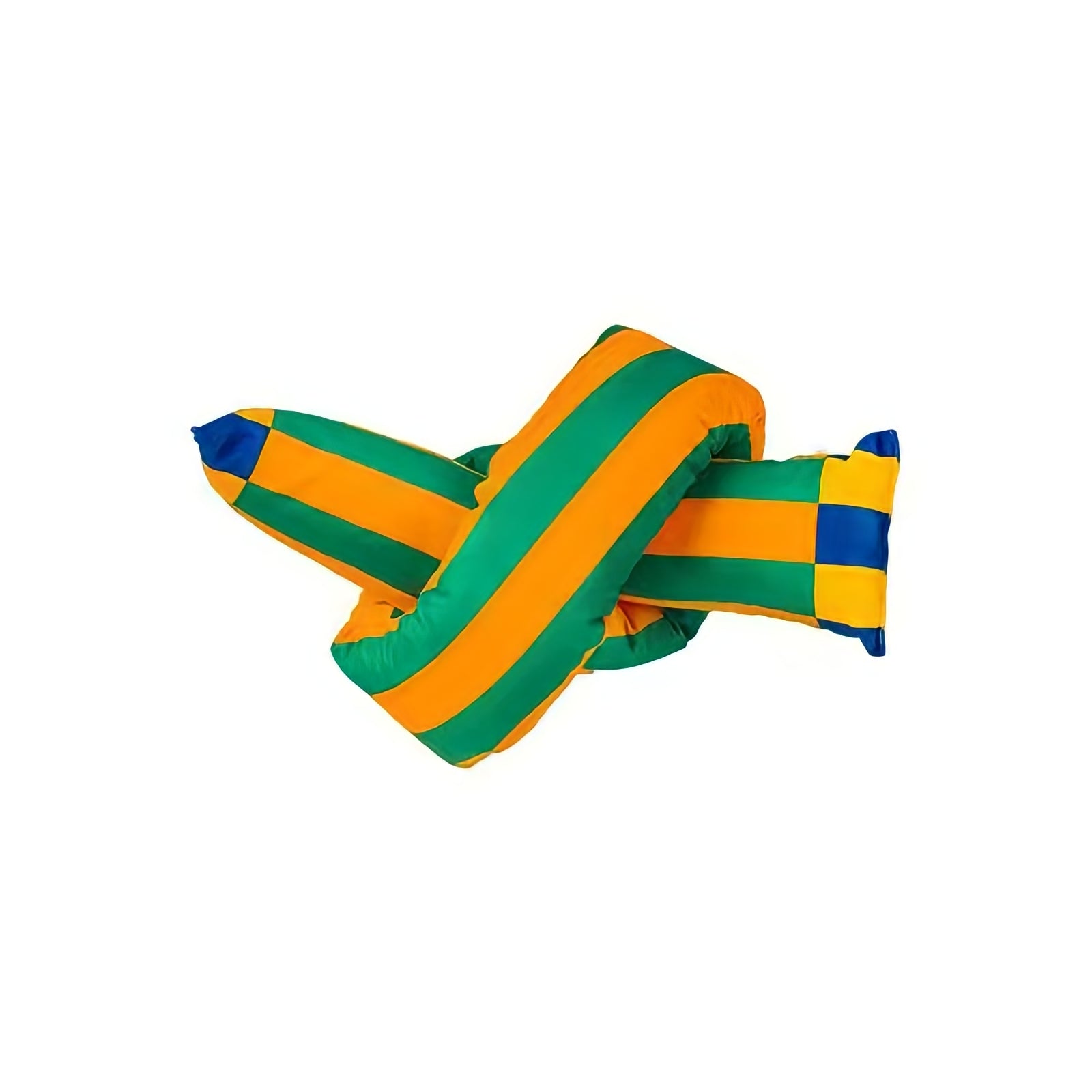 Multi-stripe colorful cushion