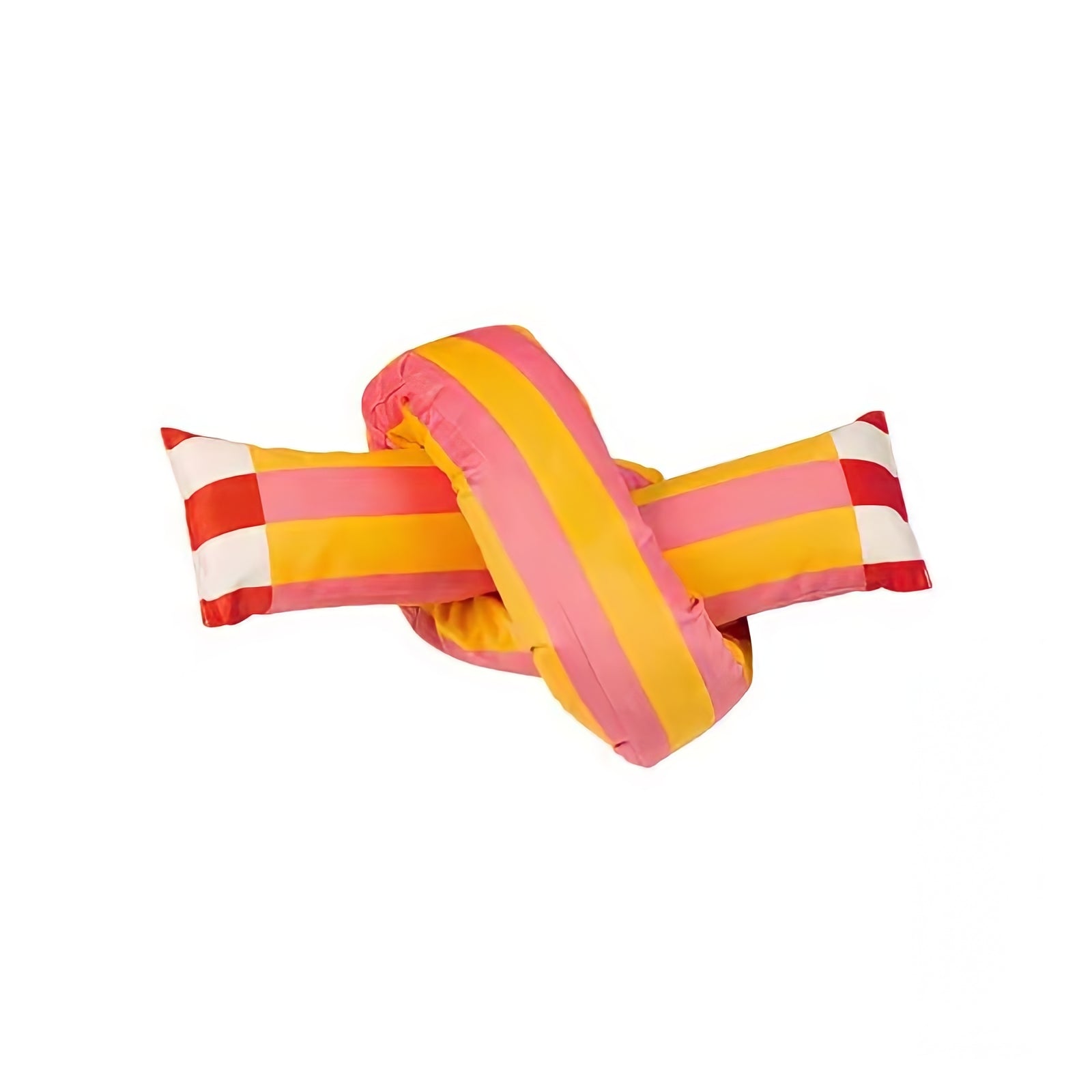 Multi-stripe colorful cushion