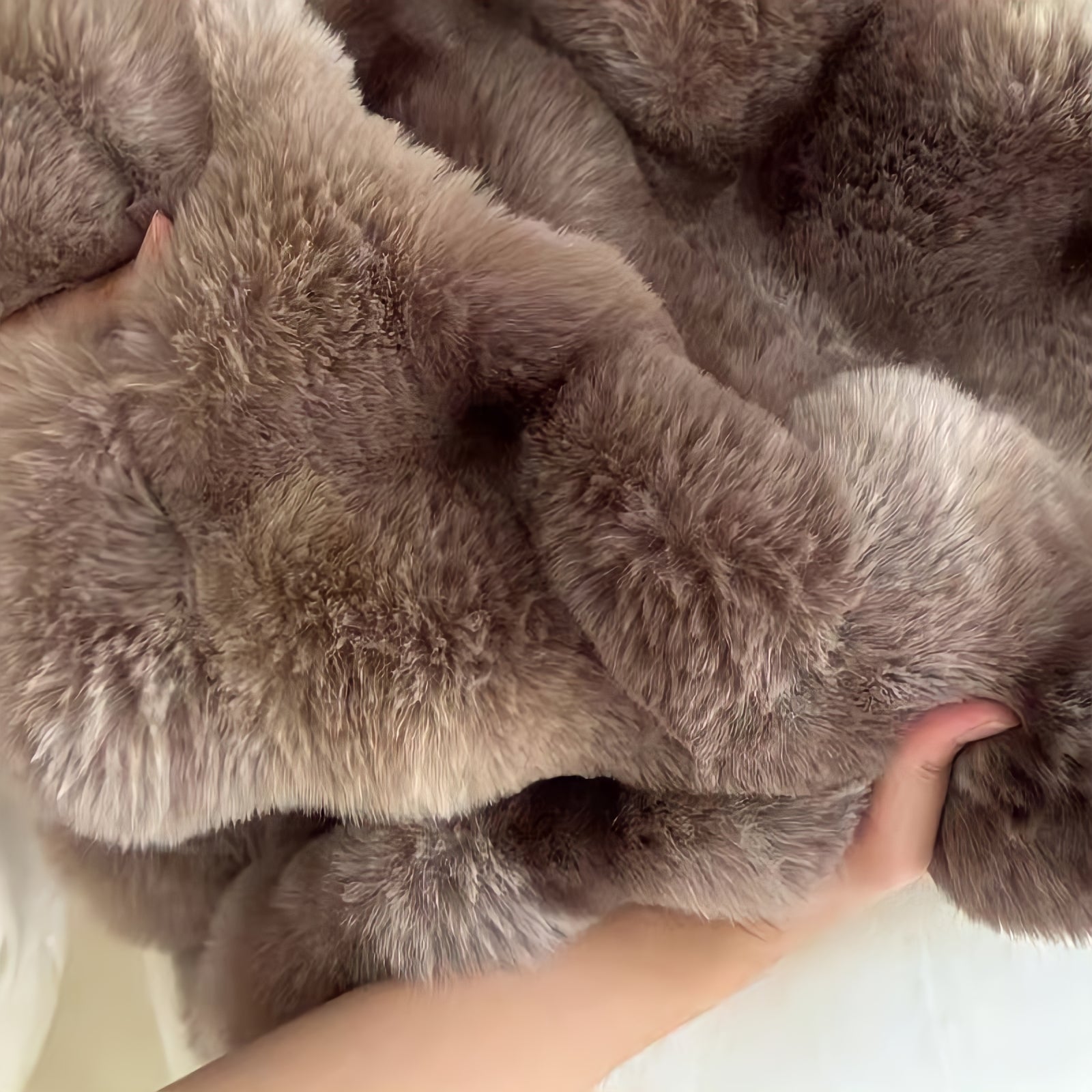 ふわぽこブランケット 