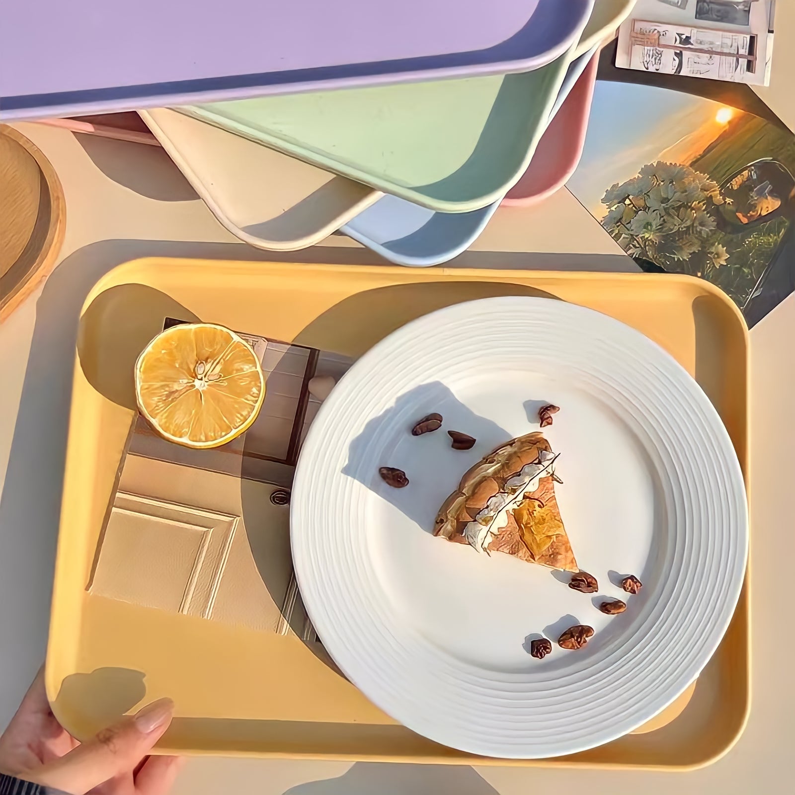 ミニチュアトレー　パステルまろん マカロンカラートレイ – kocol