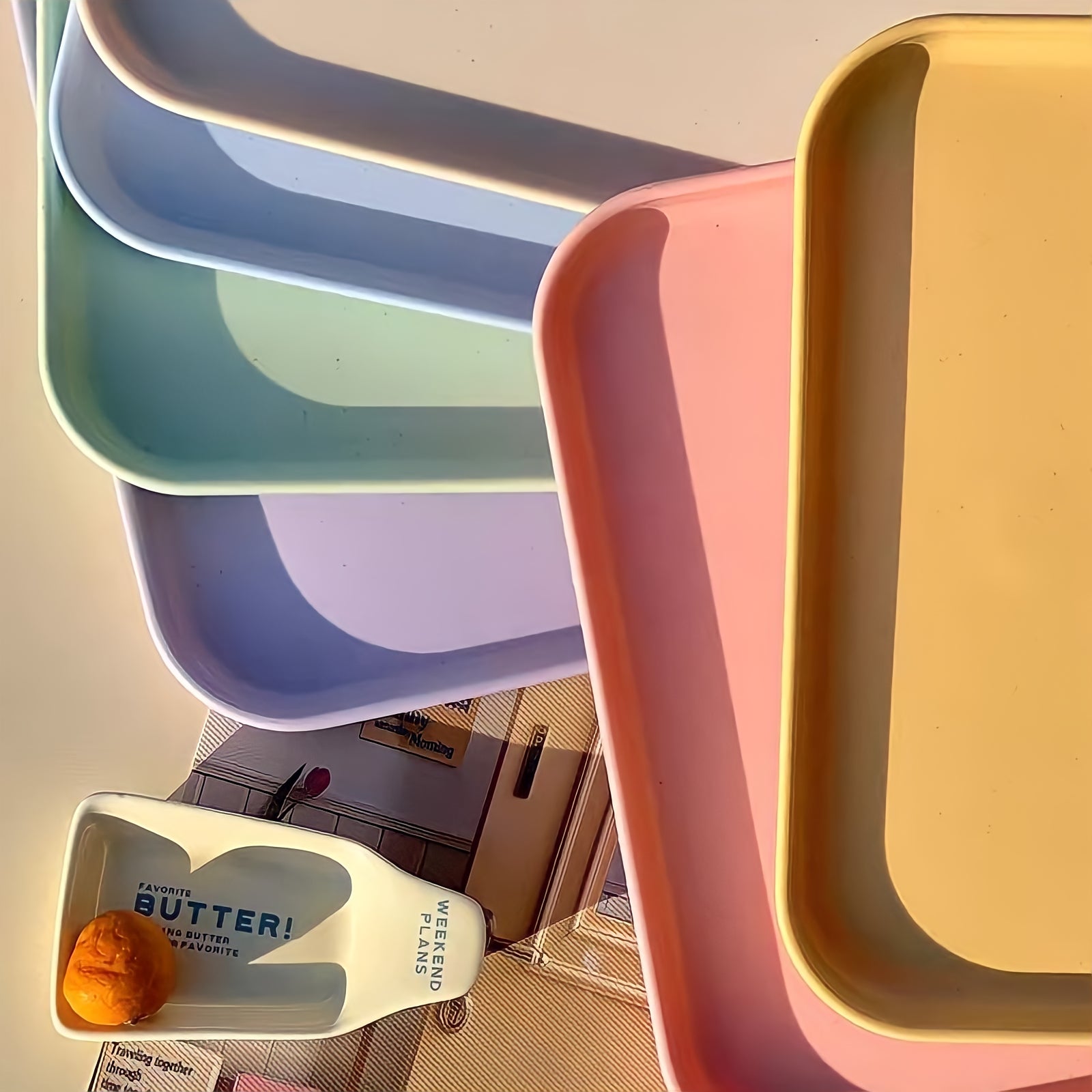 ミニチュアトレー　パステルまろん パステルマカロンタワー【レアチーズケーキ】~ Pastel Dreamy Macaron