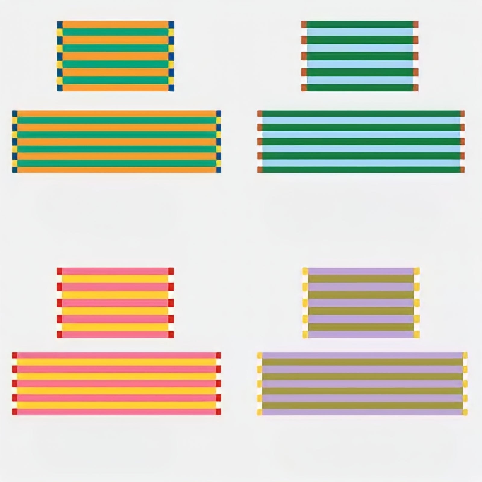 Easy Care Multi-Striped Kitchen Mat