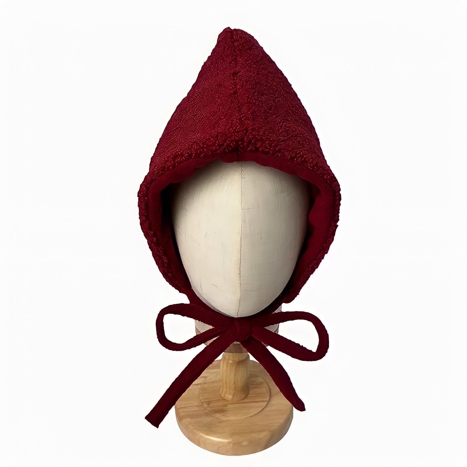 イチゴキッズボア帽子