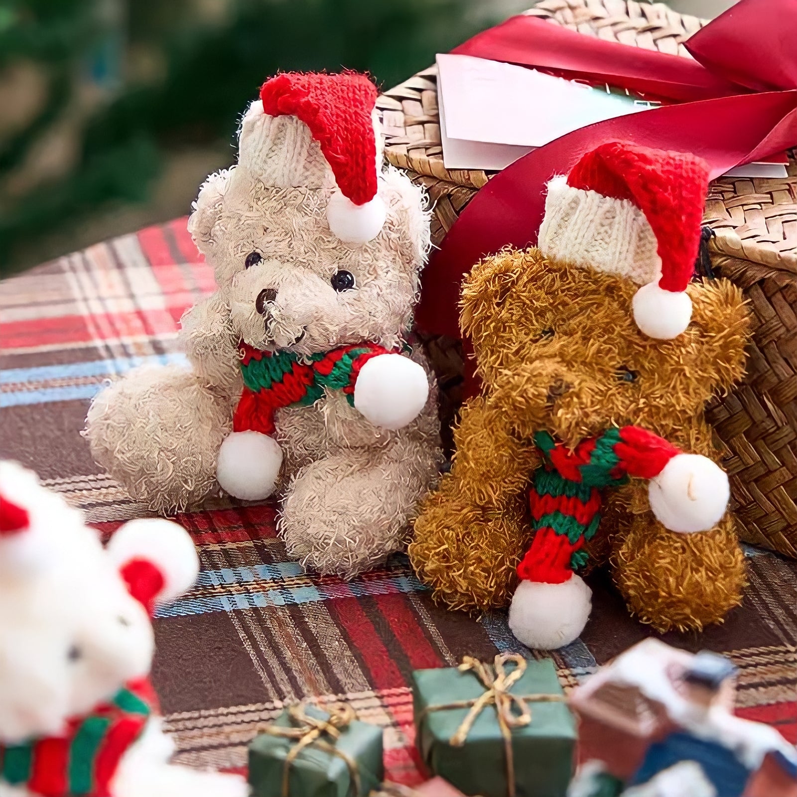 クリスマステディベアキーホルダー