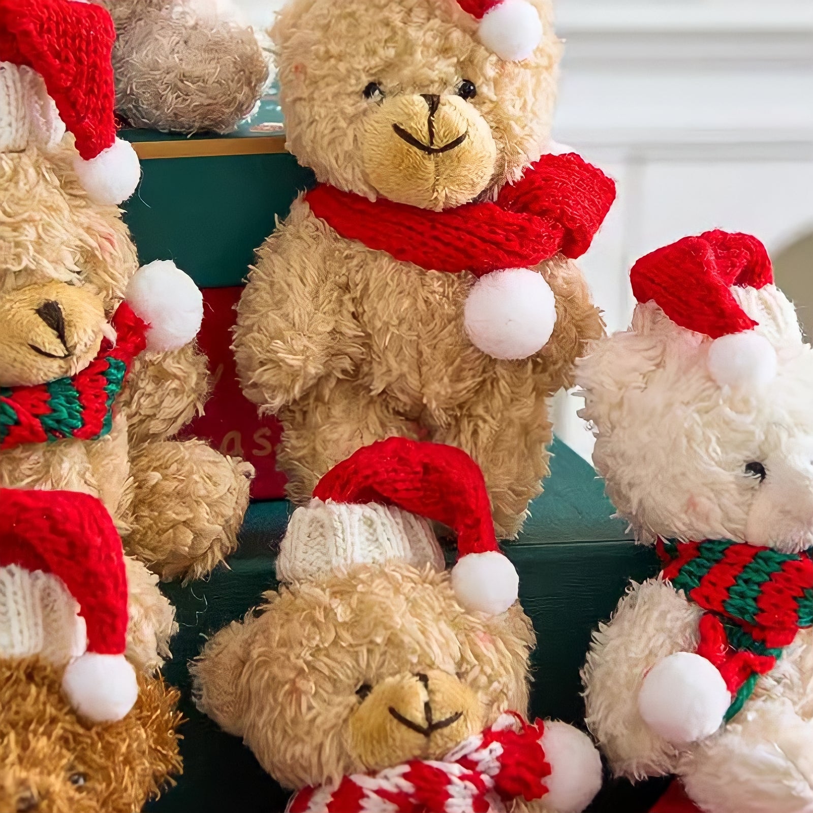 クリスマステディベアキーホルダー