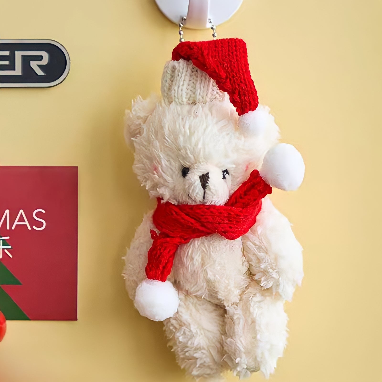 クリスマステディベアキーホルダー