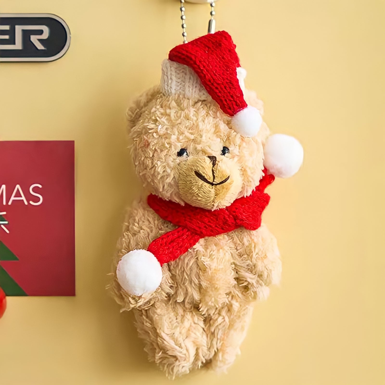クリスマステディベアキーホルダー
