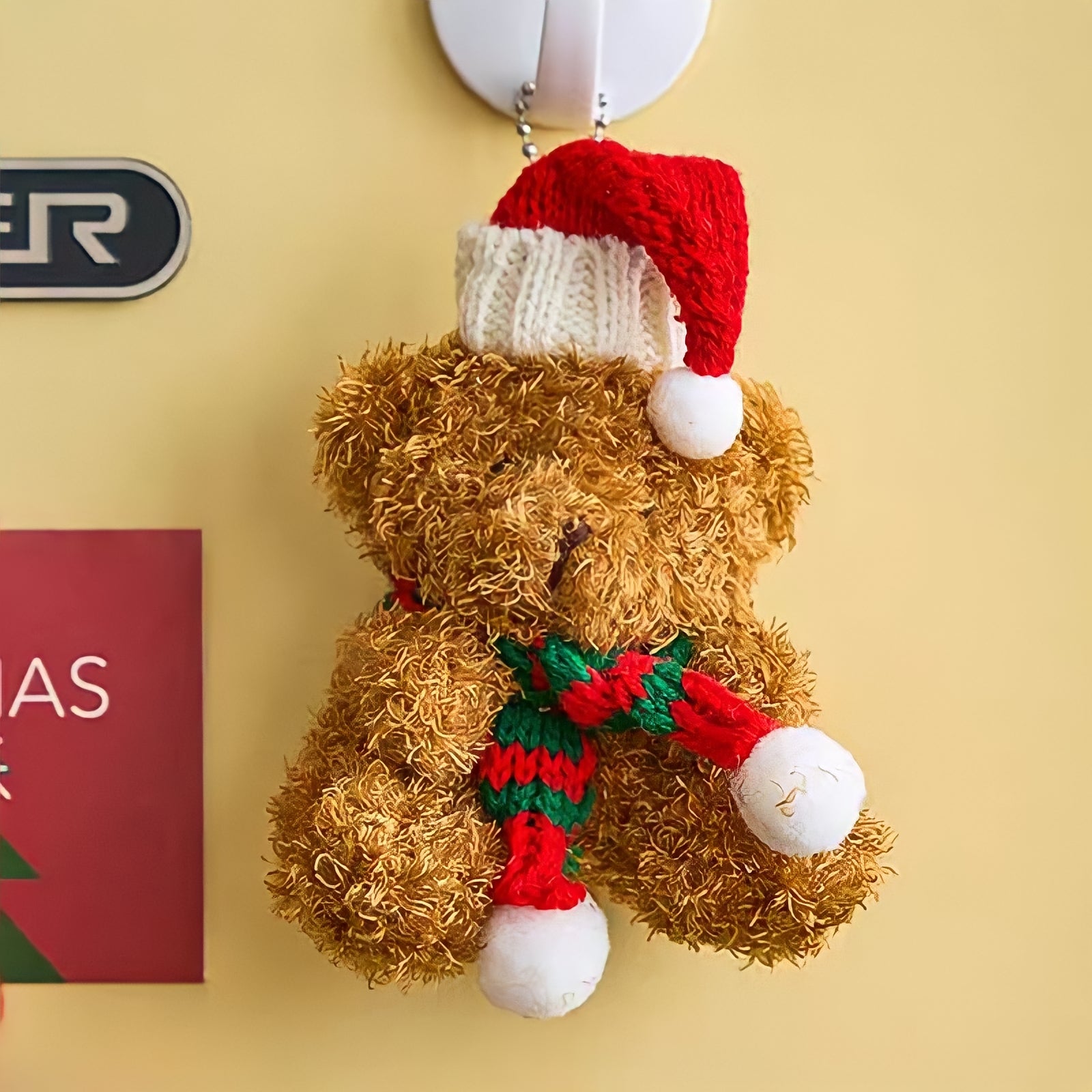 クリスマステディベアキーホルダー