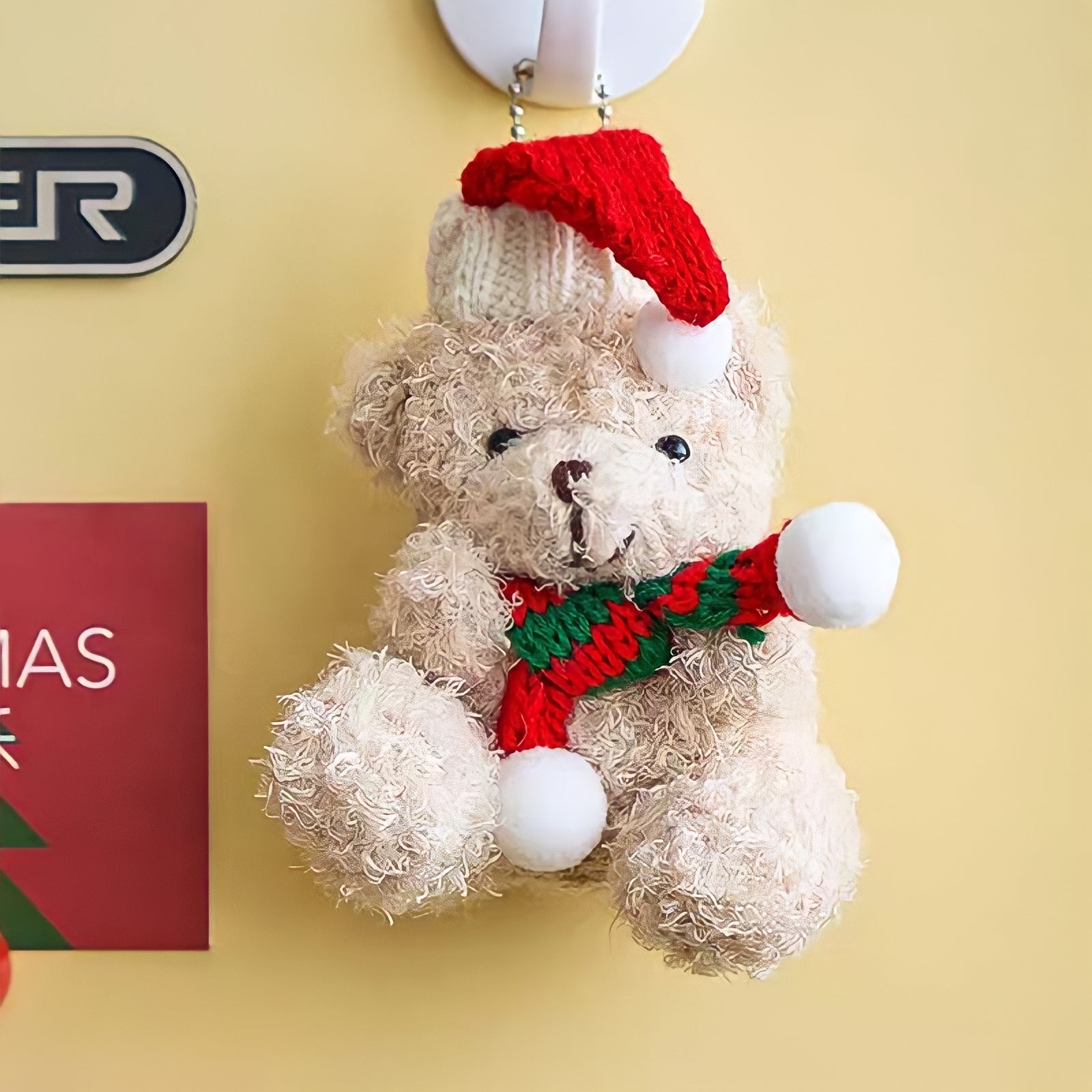 クリスマステディベアキーホルダー