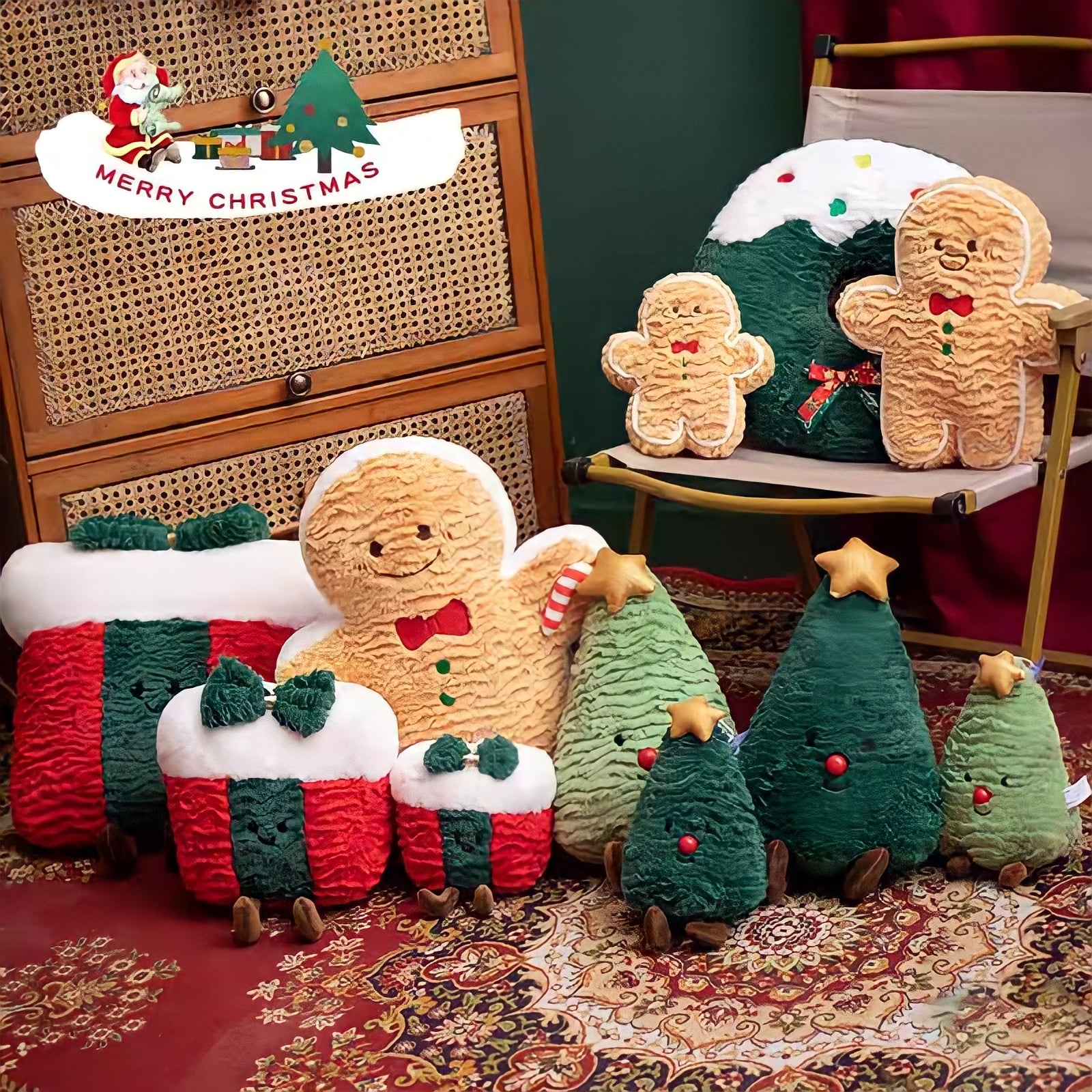 クリスマスデザインソフトトイクッション