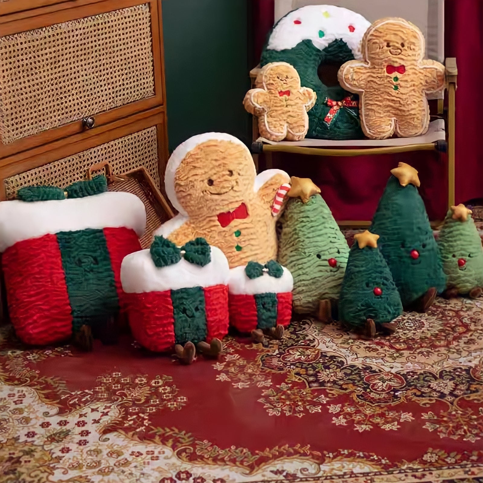 クリスマスデザインソフトトイクッション