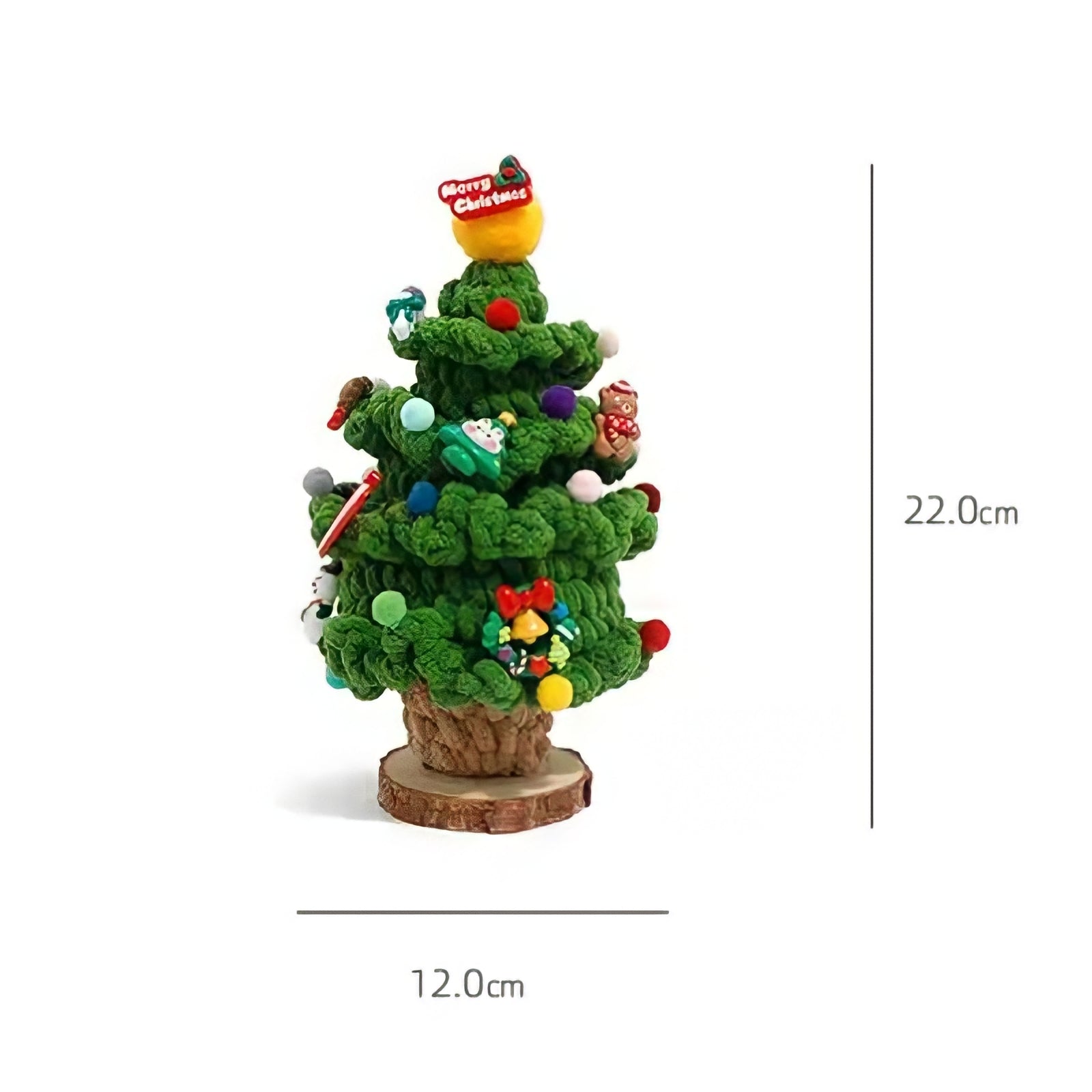 もこもこニットクリスマスツリー