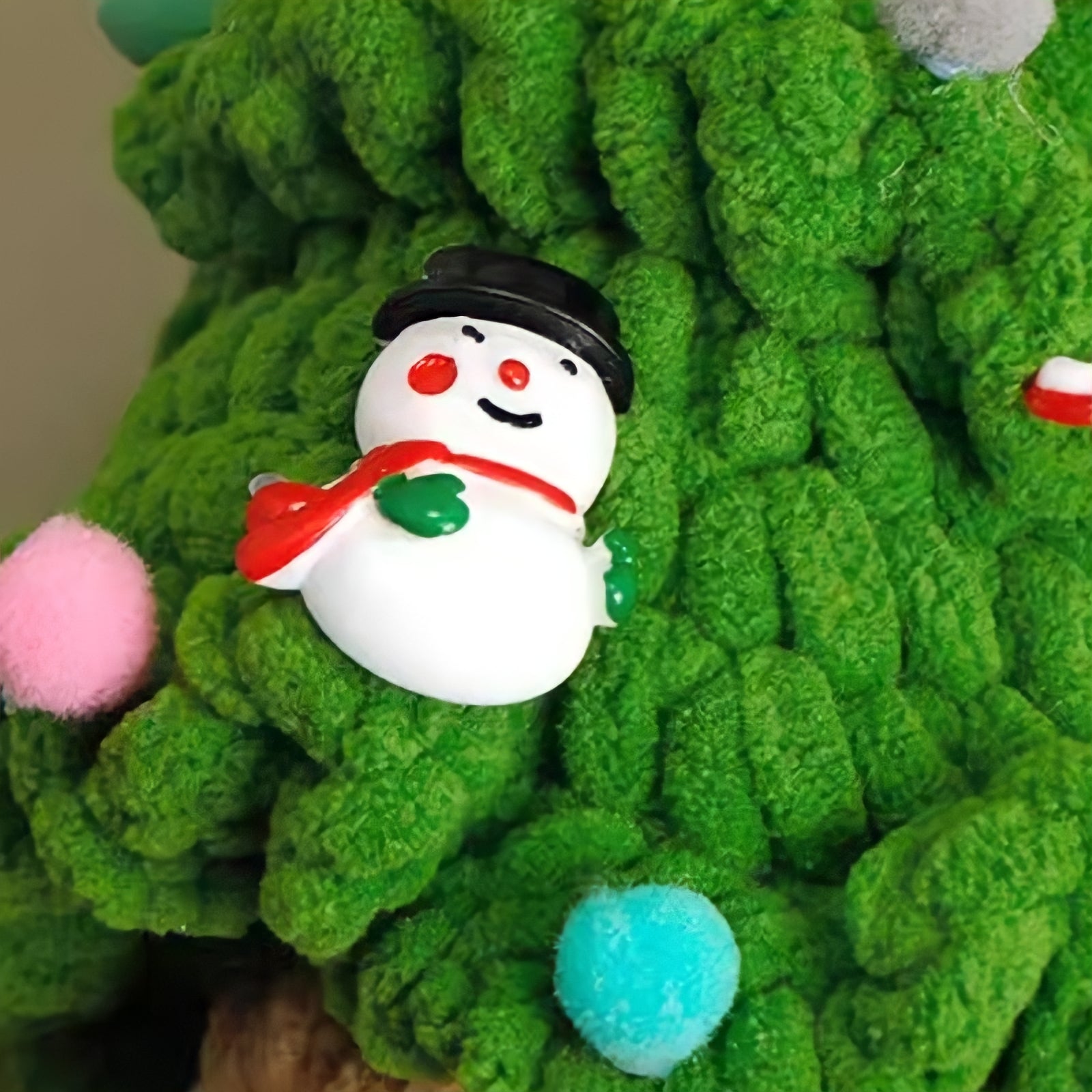 もこもこニットクリスマスツリー