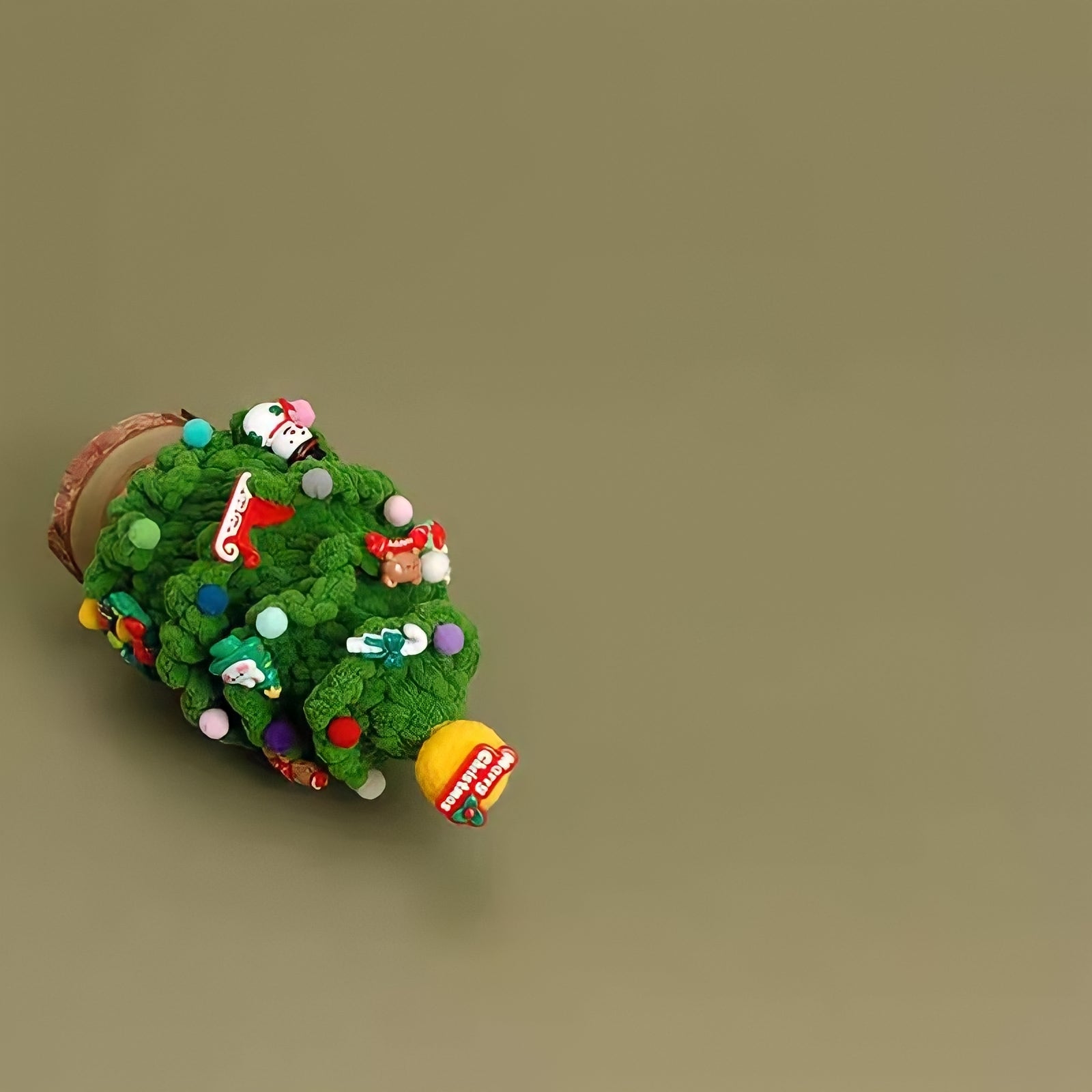 もこもこニットクリスマスツリー