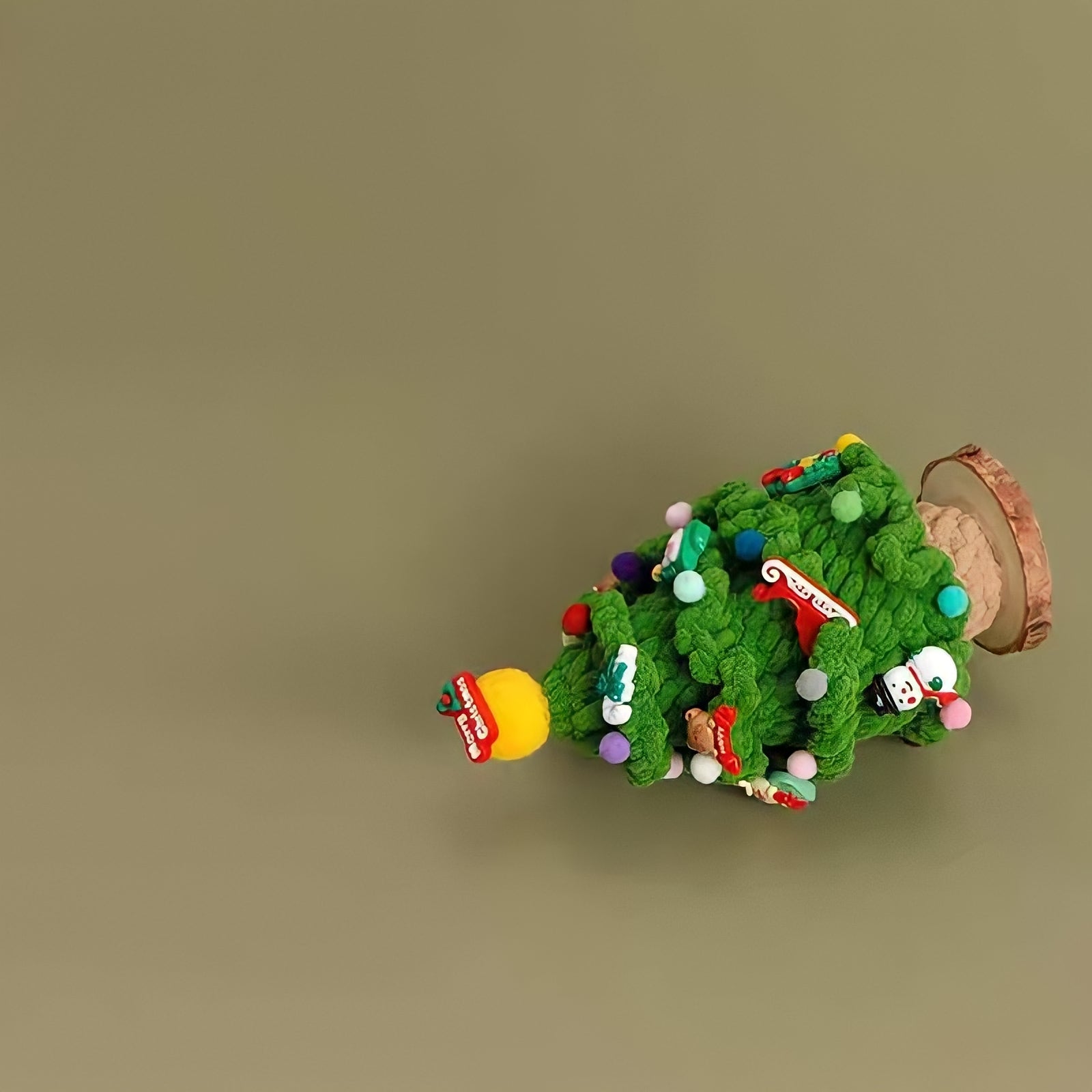 もこもこニットクリスマスツリー