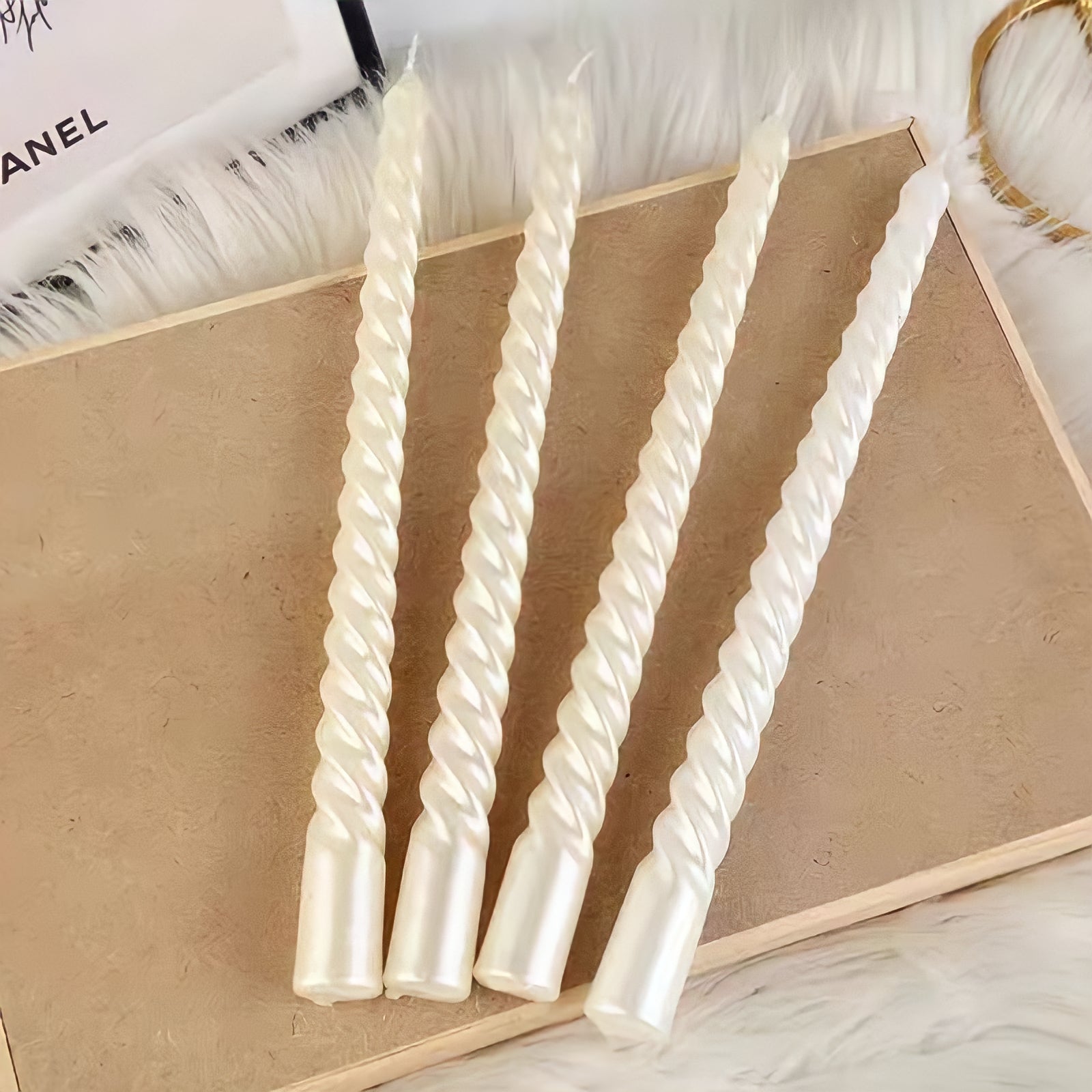 Christmas Glass Candle Holders