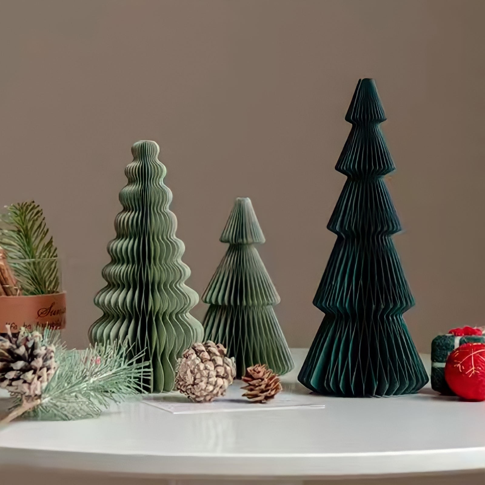 折り紙立体クリスマスツリー