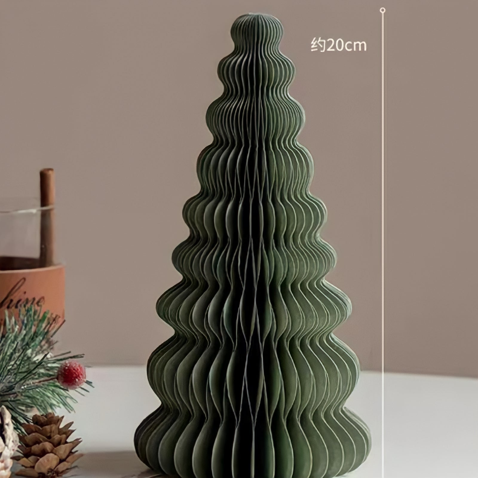 折り紙立体クリスマスツリー