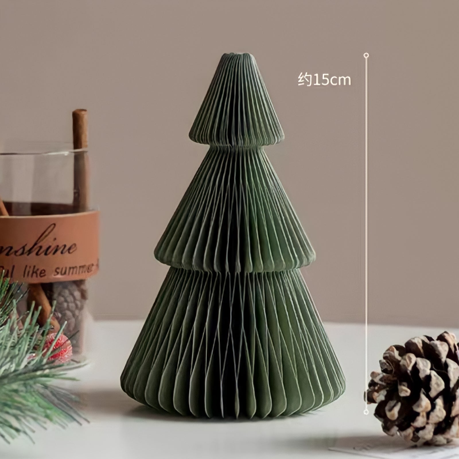 折り紙立体クリスマスツリー