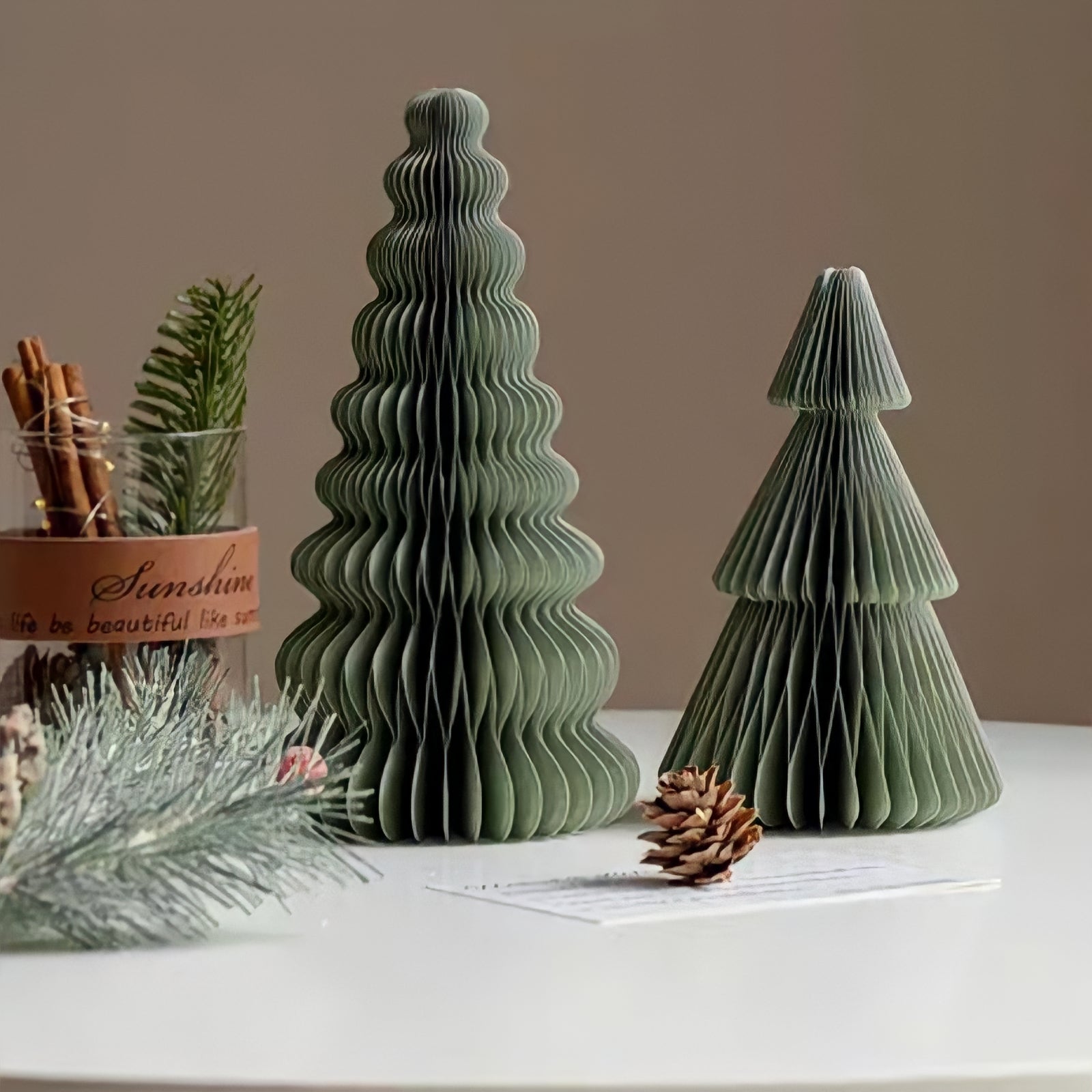 折り紙立体クリスマスツリー