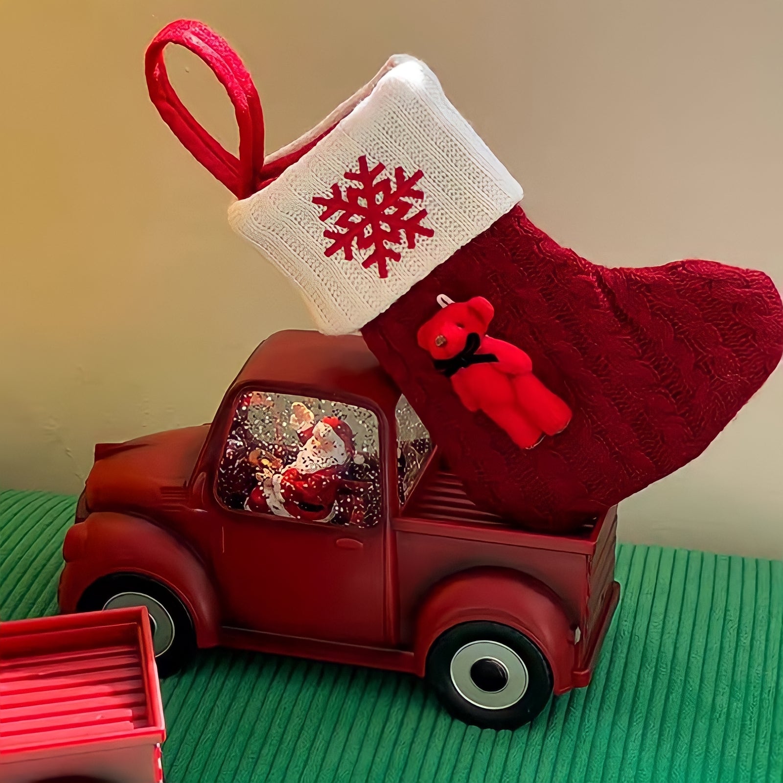 テディベアクリスマスソックス