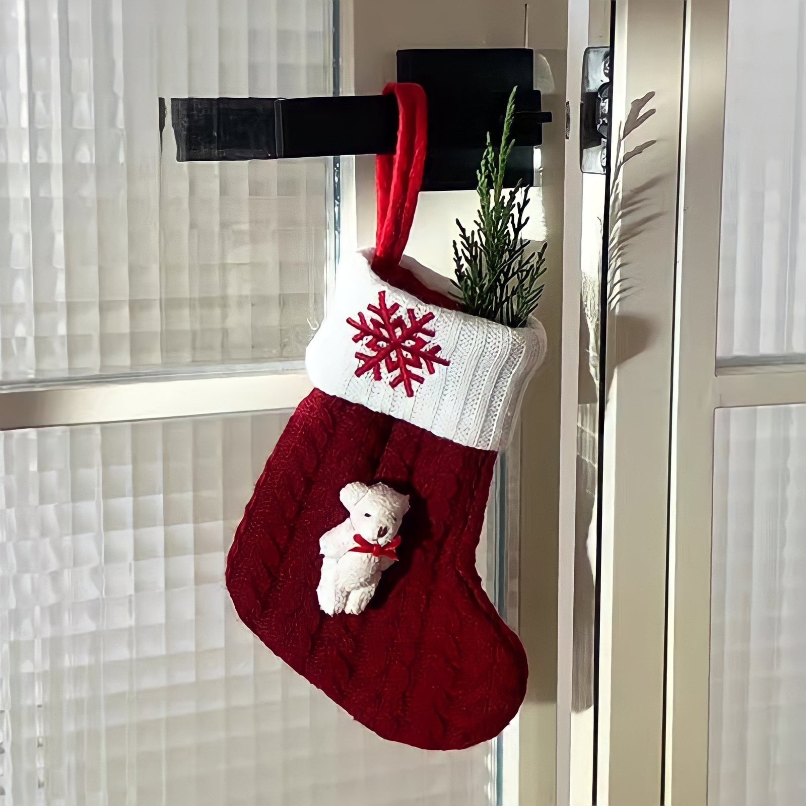 テディベアクリスマスソックス