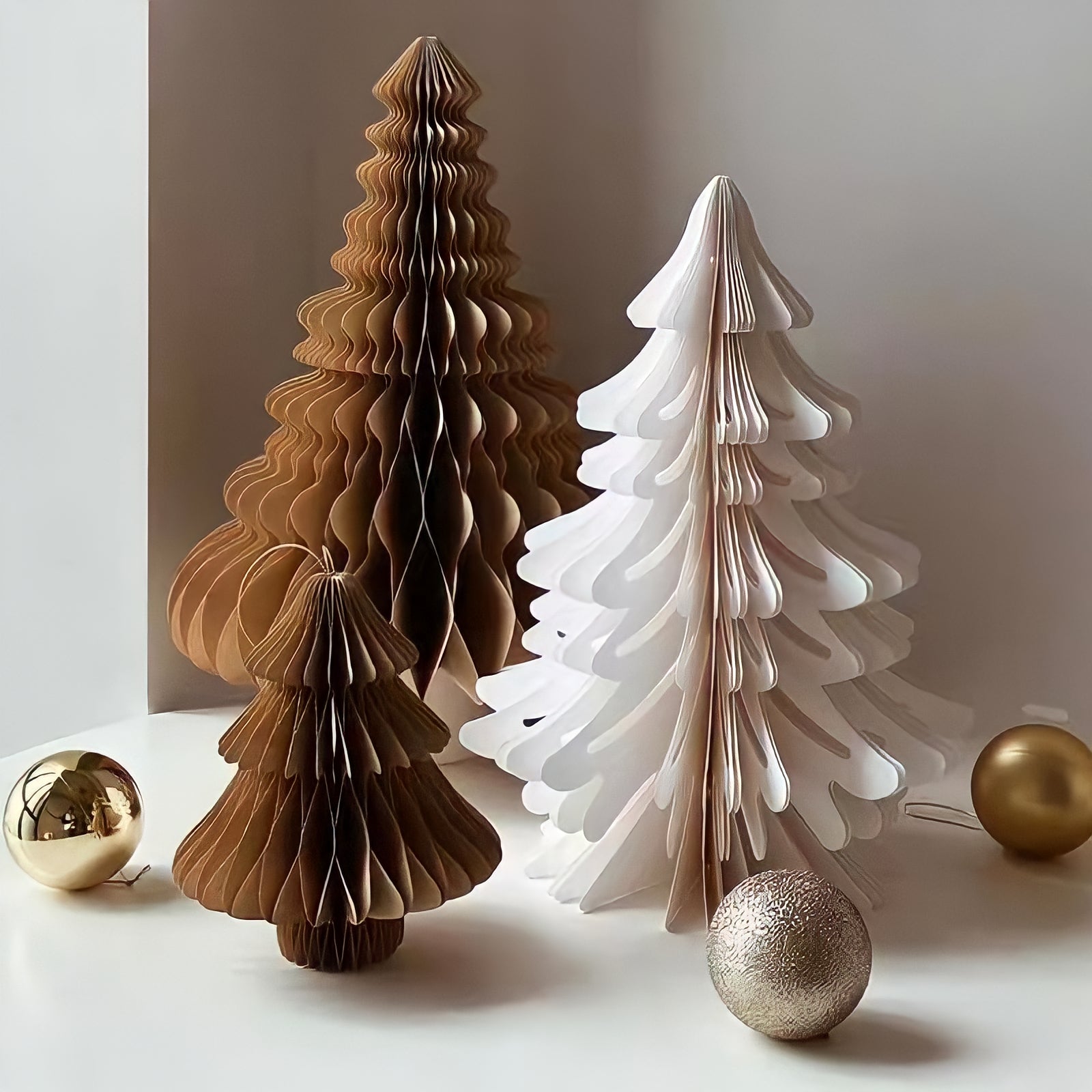 立体ペーパークリスマスツリー