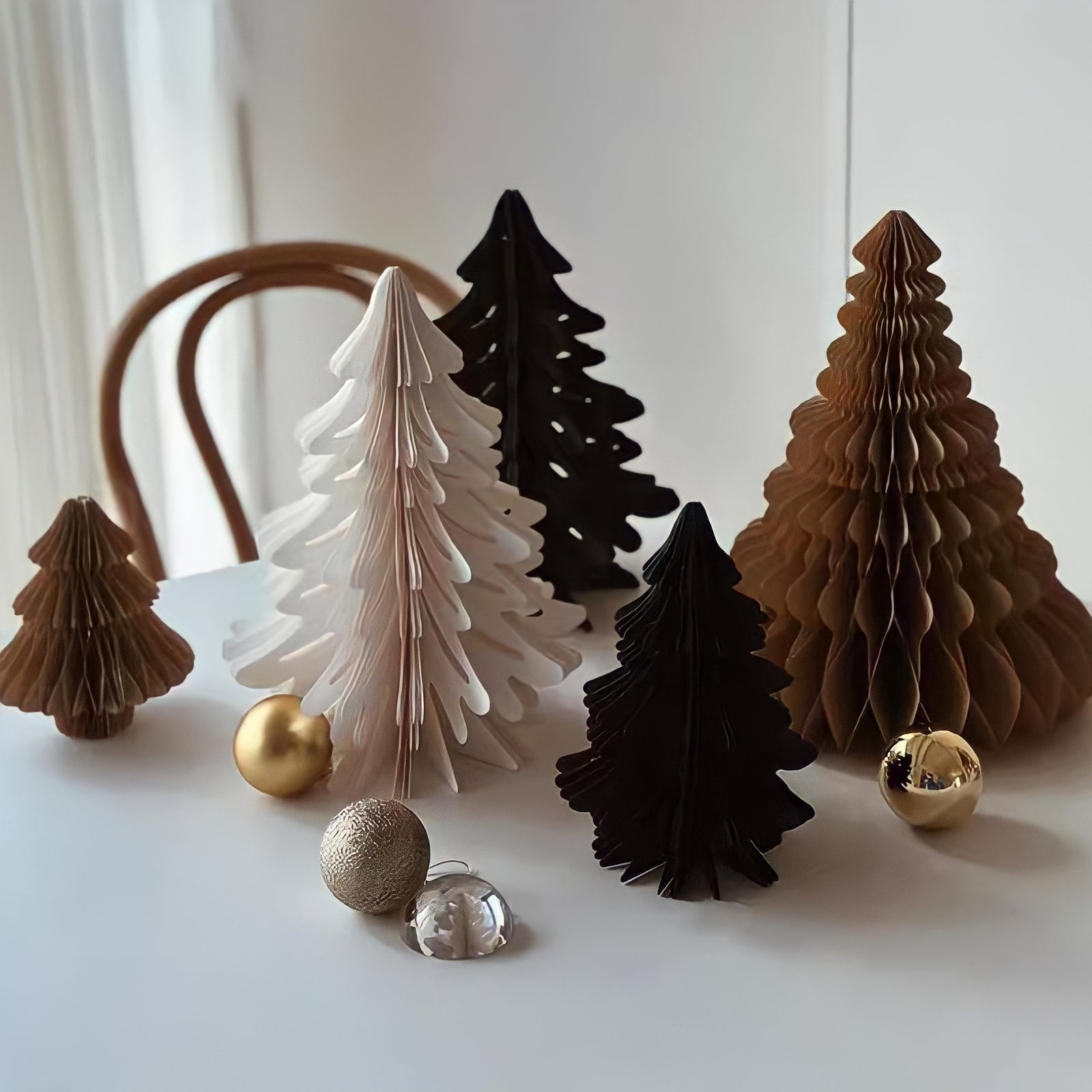 立体ペーパークリスマスツリー