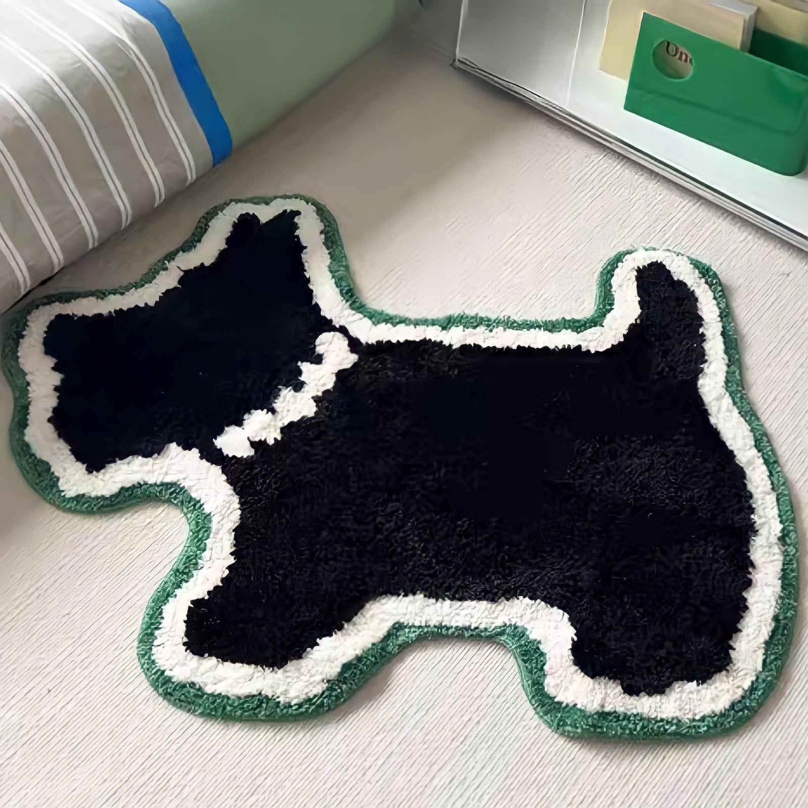 Terrier Silhouette Rug Mat
