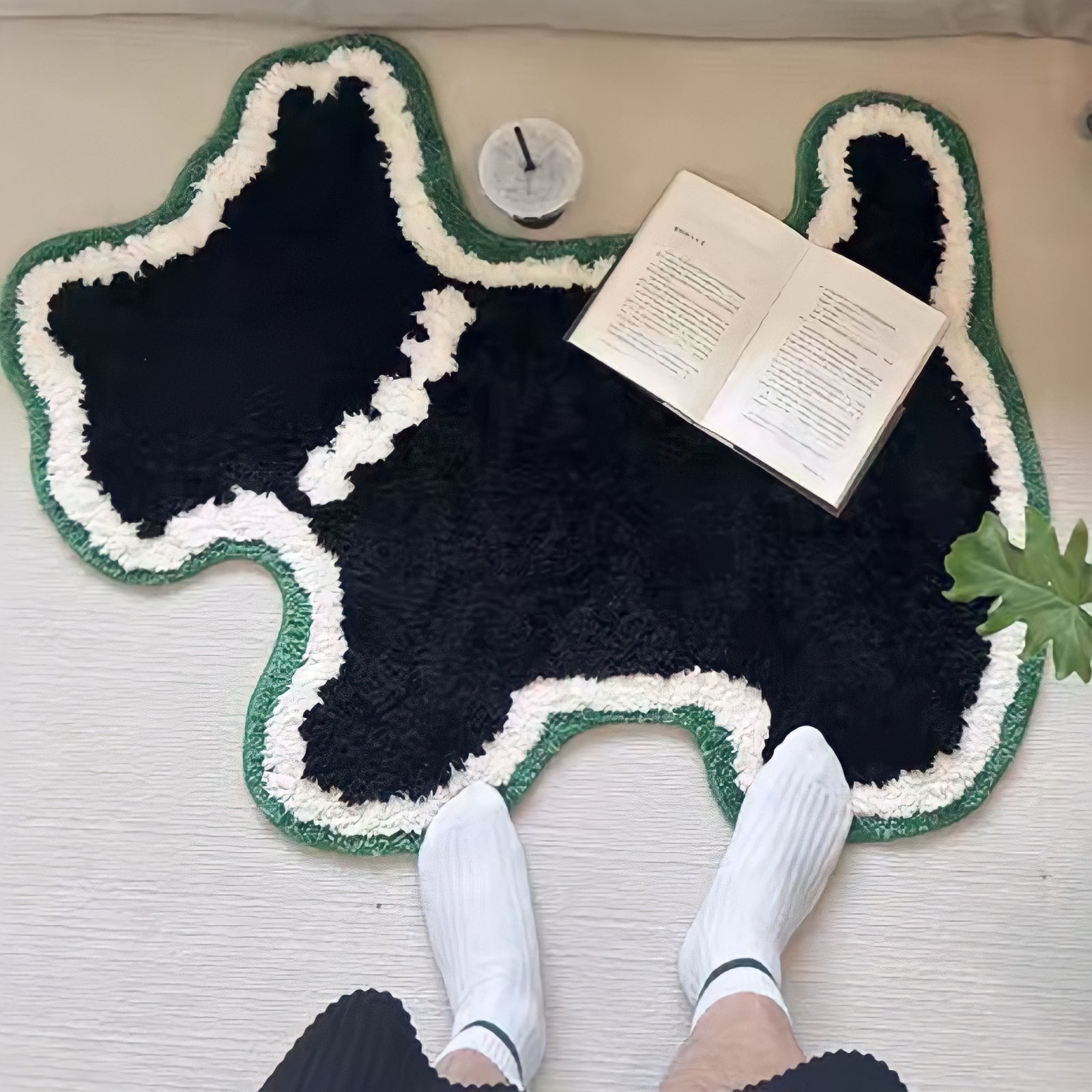 Terrier Silhouette Rug Mat
