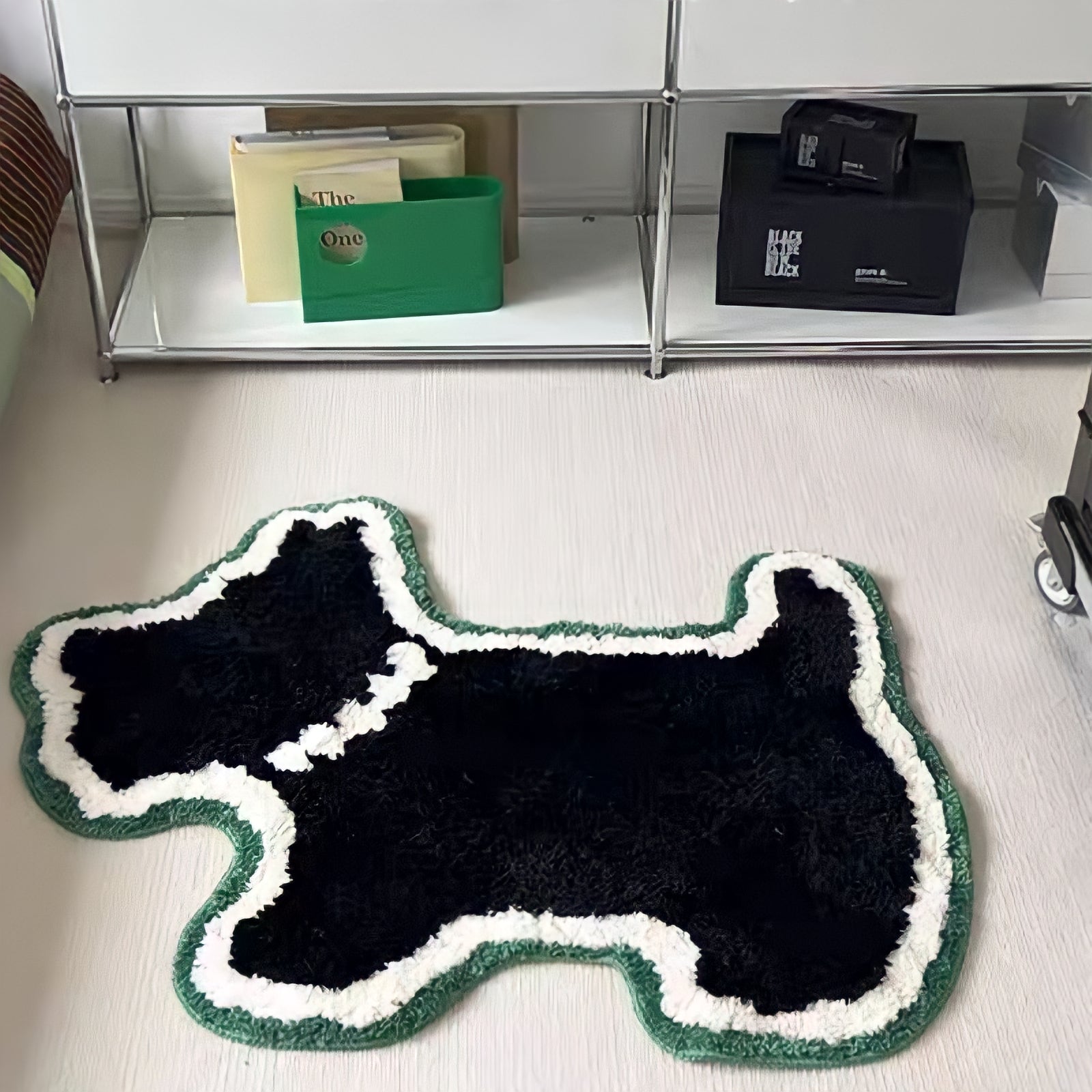 Terrier Silhouette Rug Mat