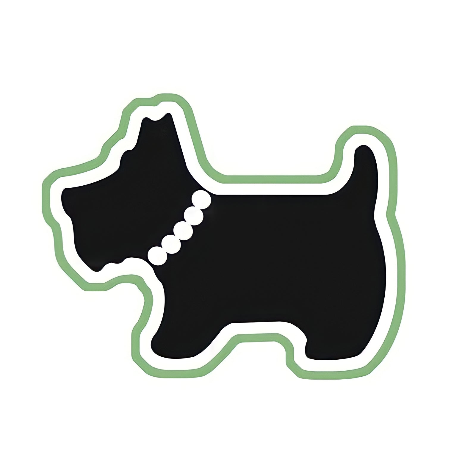 Terrier Silhouette Rug Mat