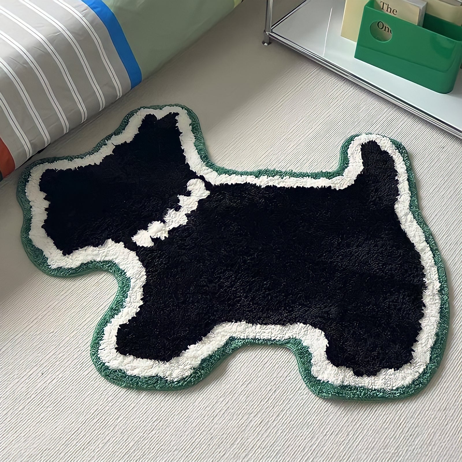 Terrier Silhouette Rug Mat