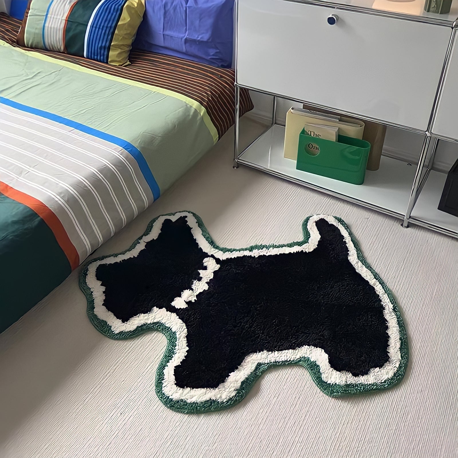 Terrier Silhouette Rug Mat