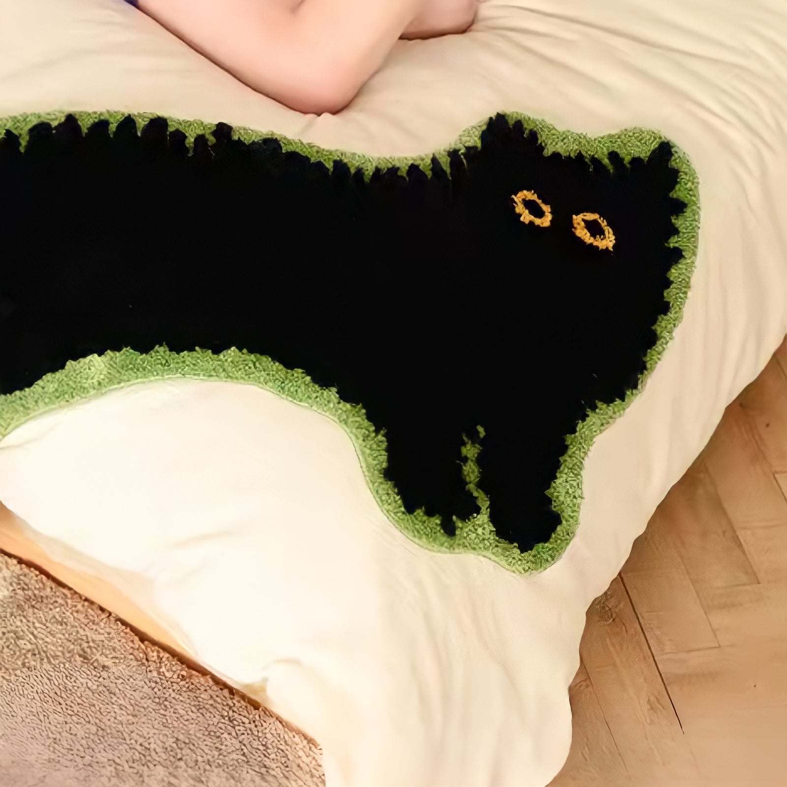 Animal illustration rug mat