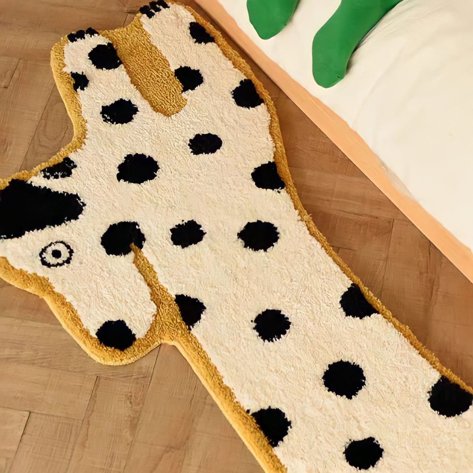 Animal illustration rug mat