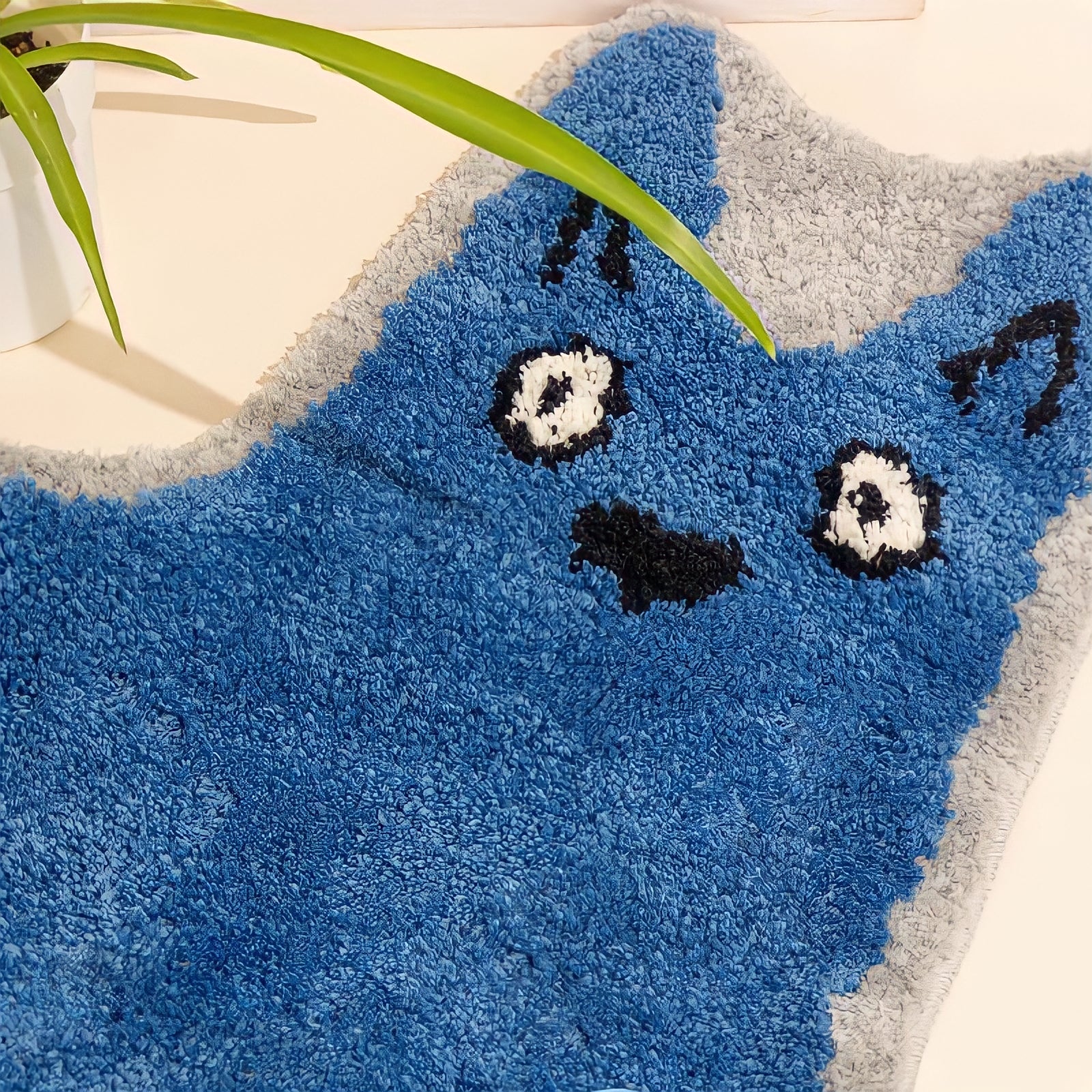 Animal illustration rug mat