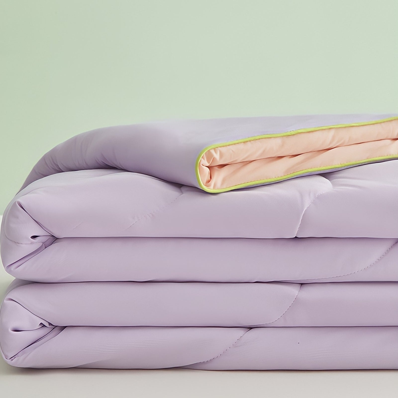 Soft color antibacterial cooling blanket Yellow purple