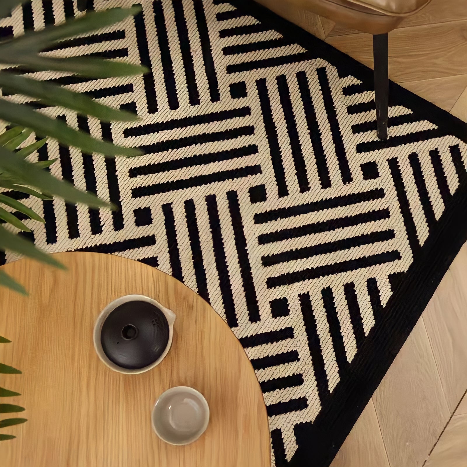 Line Pattern Rug Carpet