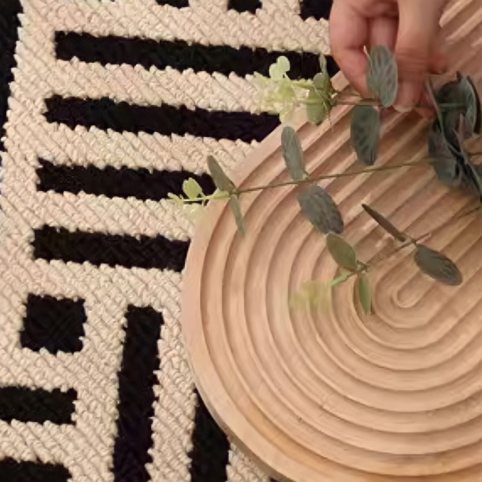 Line Pattern Rug Carpet