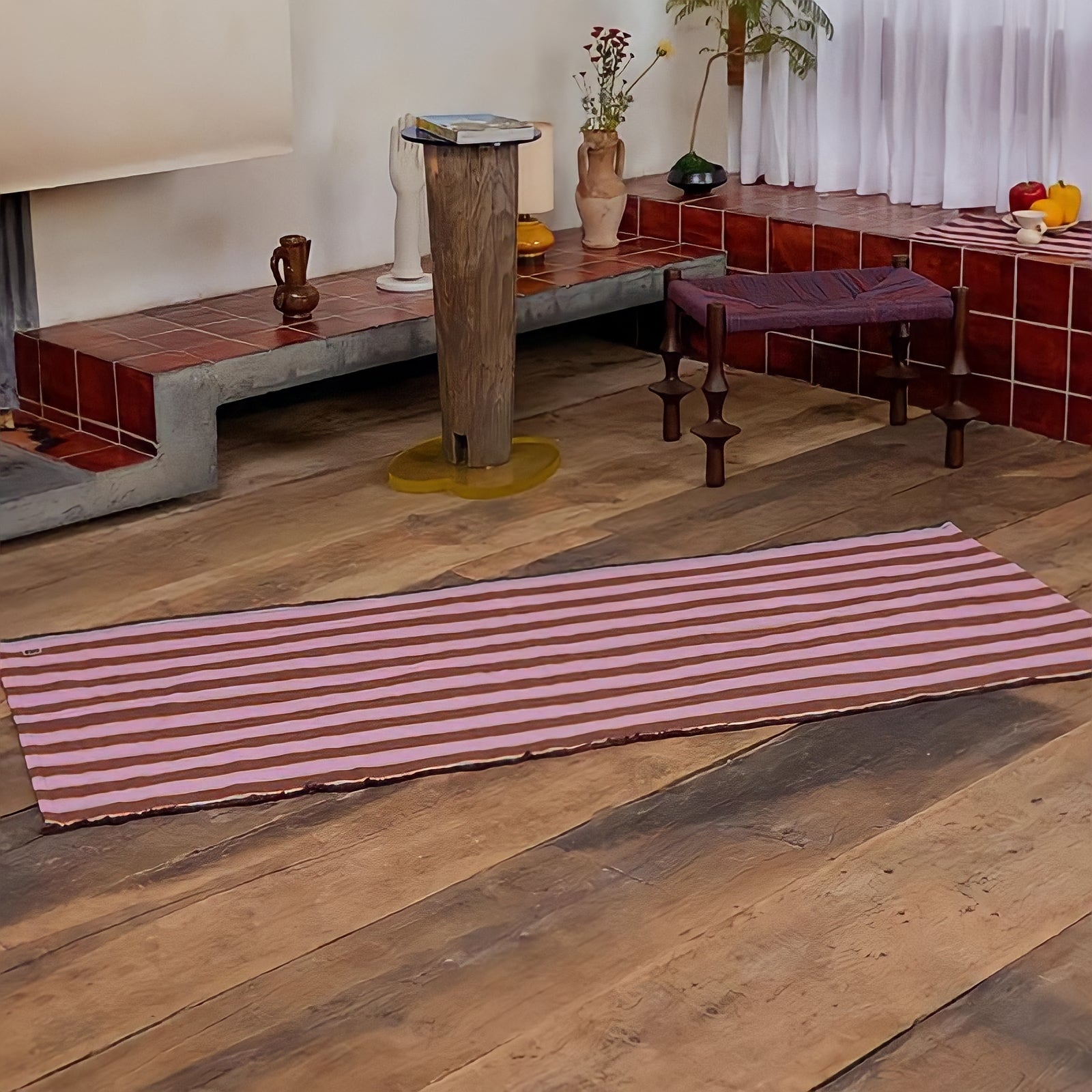 Striped rug
