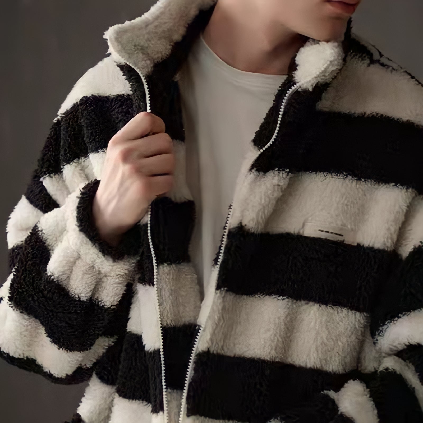 ヘビーふわもこボーダールームウェア