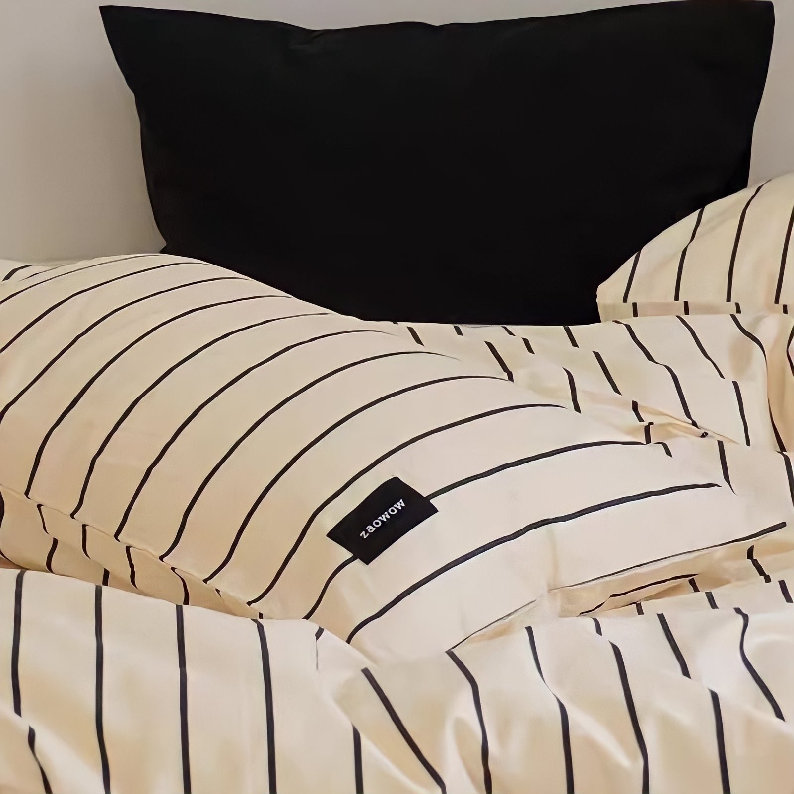 ピュアコットンシンプルストライプ寝具セット