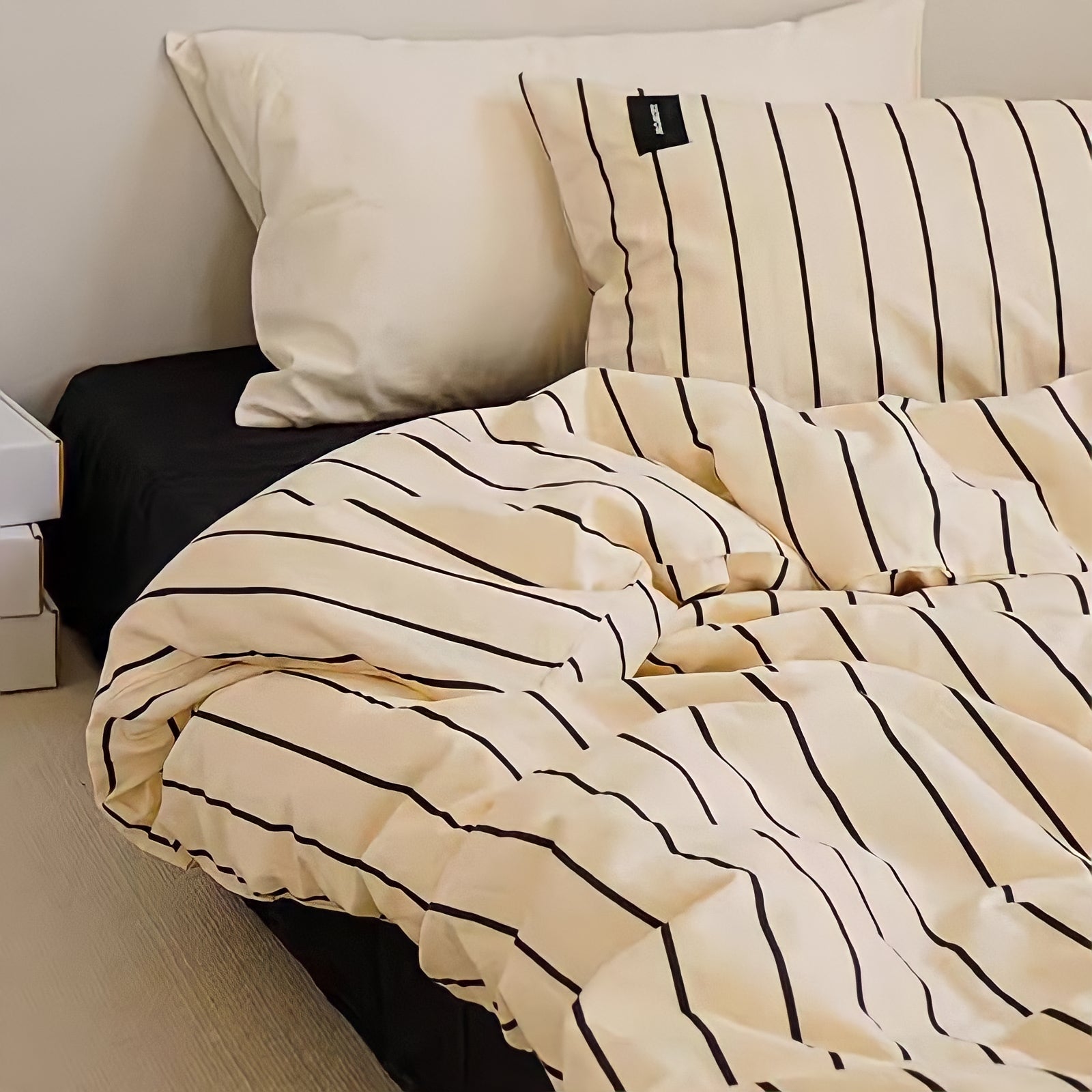 ピュアコットンシンプルストライプ寝具セット