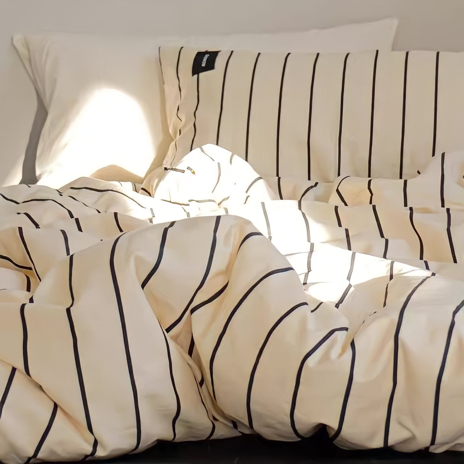 ピュアコットンシンプルストライプ寝具セット