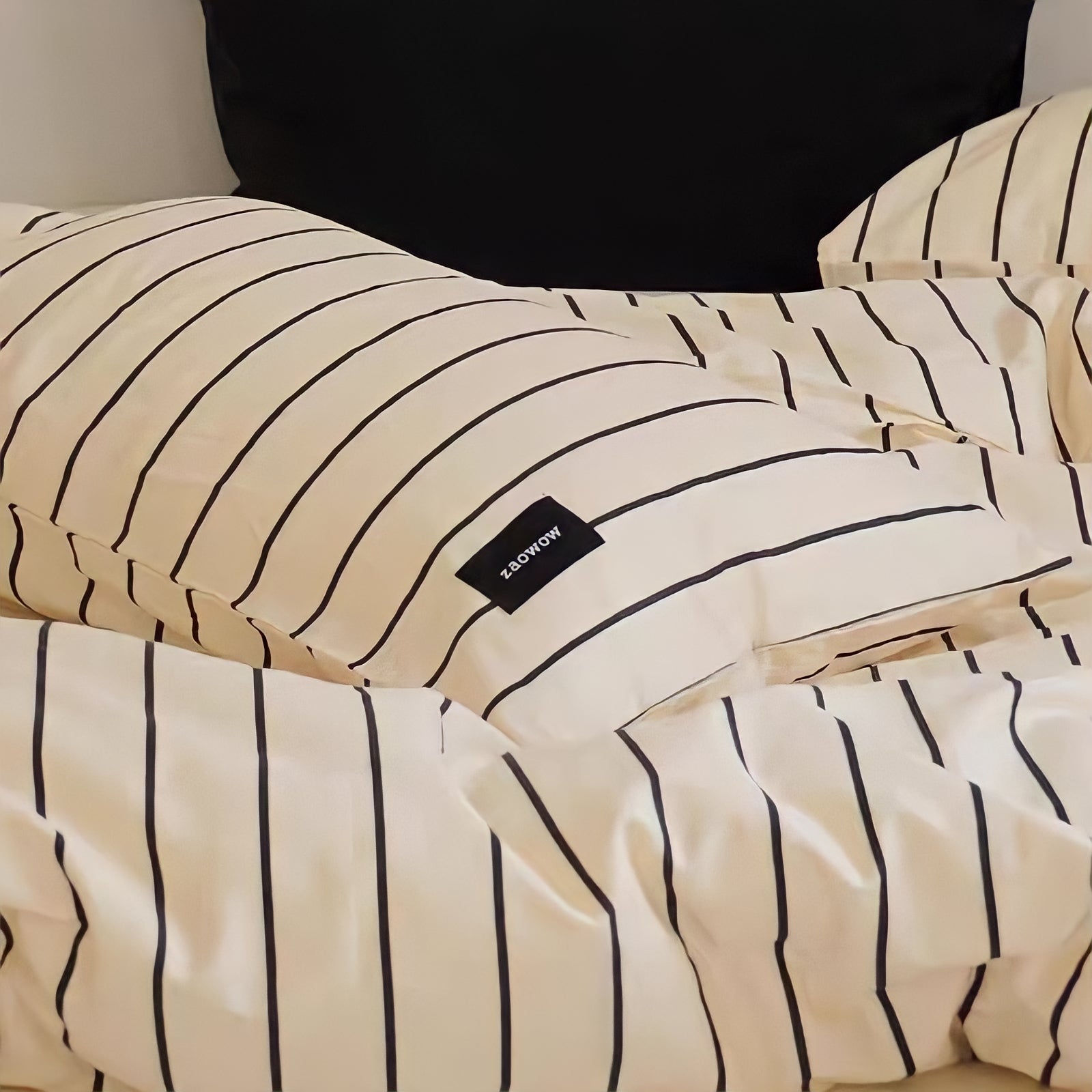 ピュアコットンシンプルストライプ寝具セット