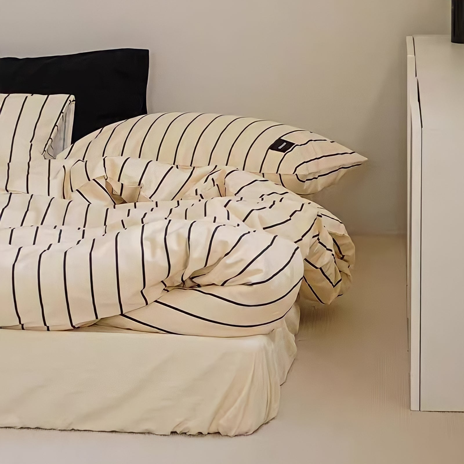 ピュアコットンシンプルストライプ寝具セット