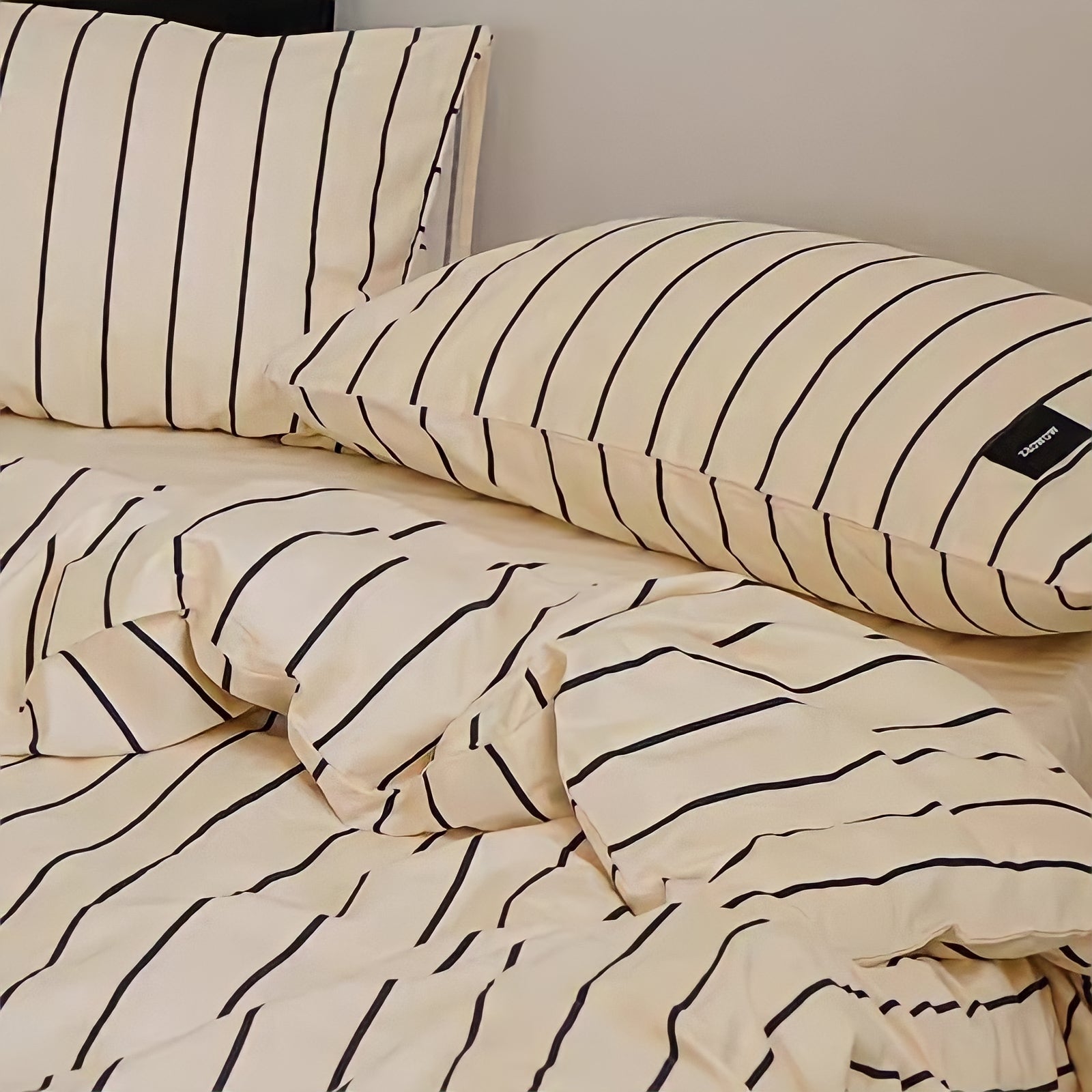 ピュアコットンシンプルストライプ寝具セット