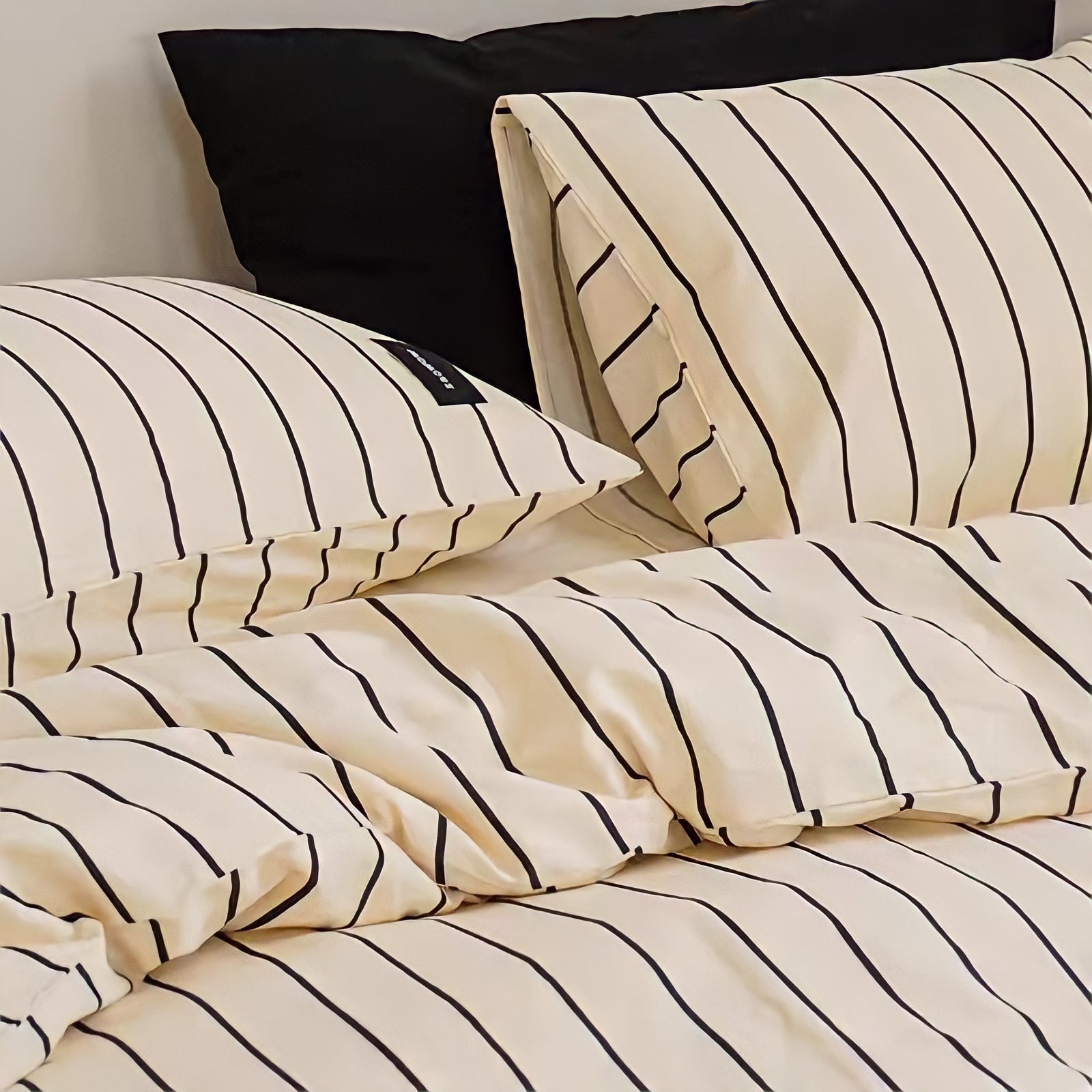 ピュアコットンシンプルストライプ寝具セット